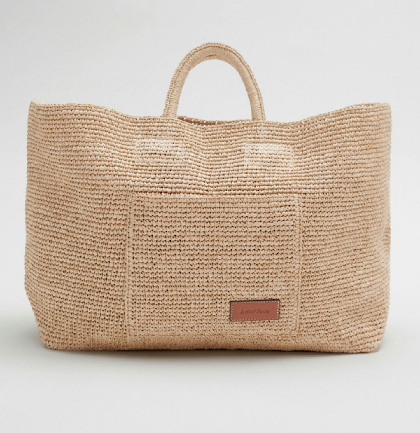 & Other Stories, Large Woven Straw Tote