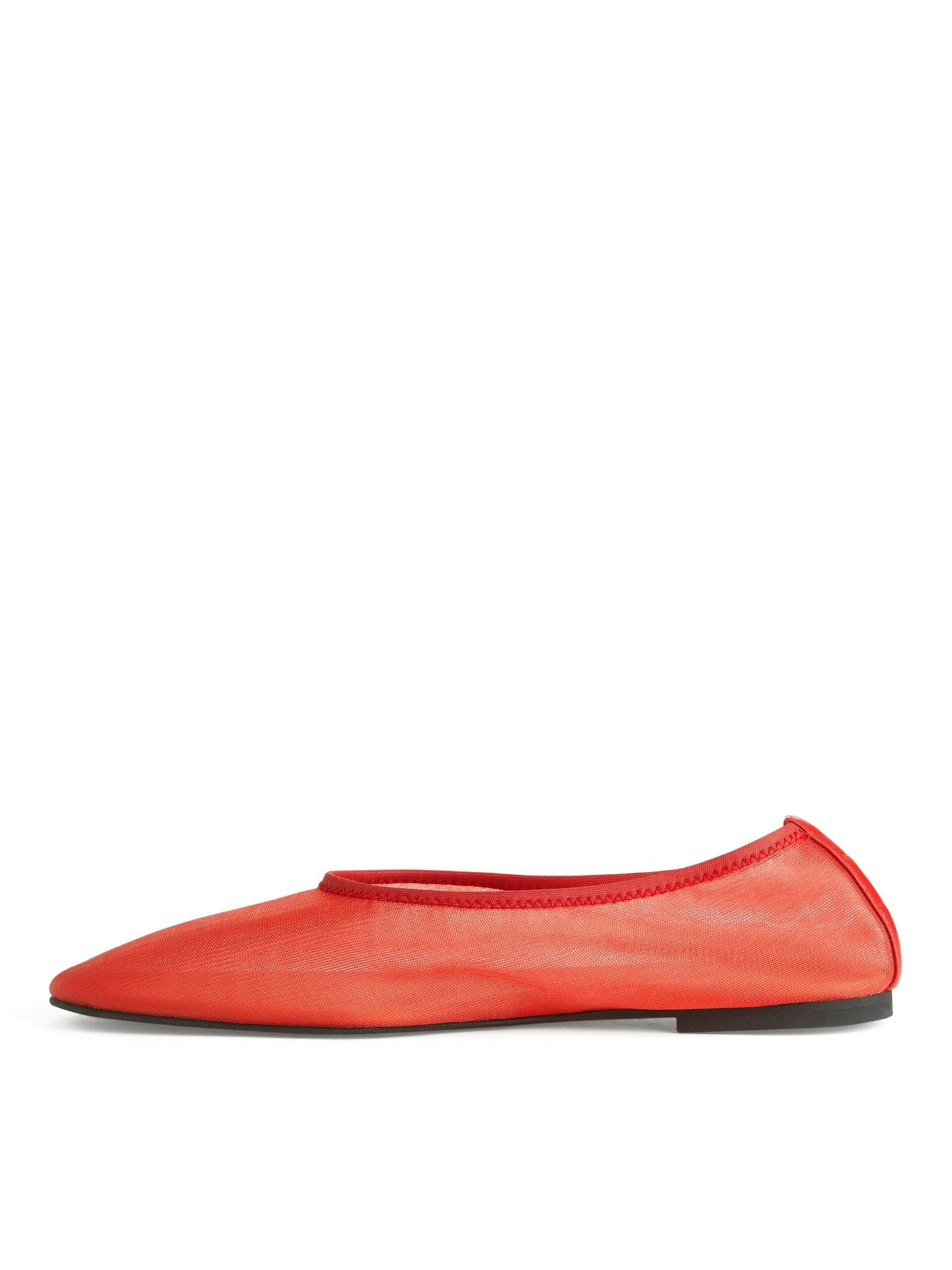 arket mesh ballet flats