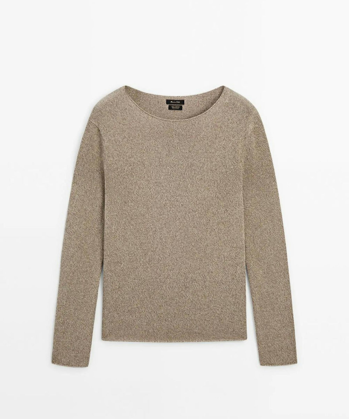 Massimo Dutti, Cotton Crew Neck Sweater 