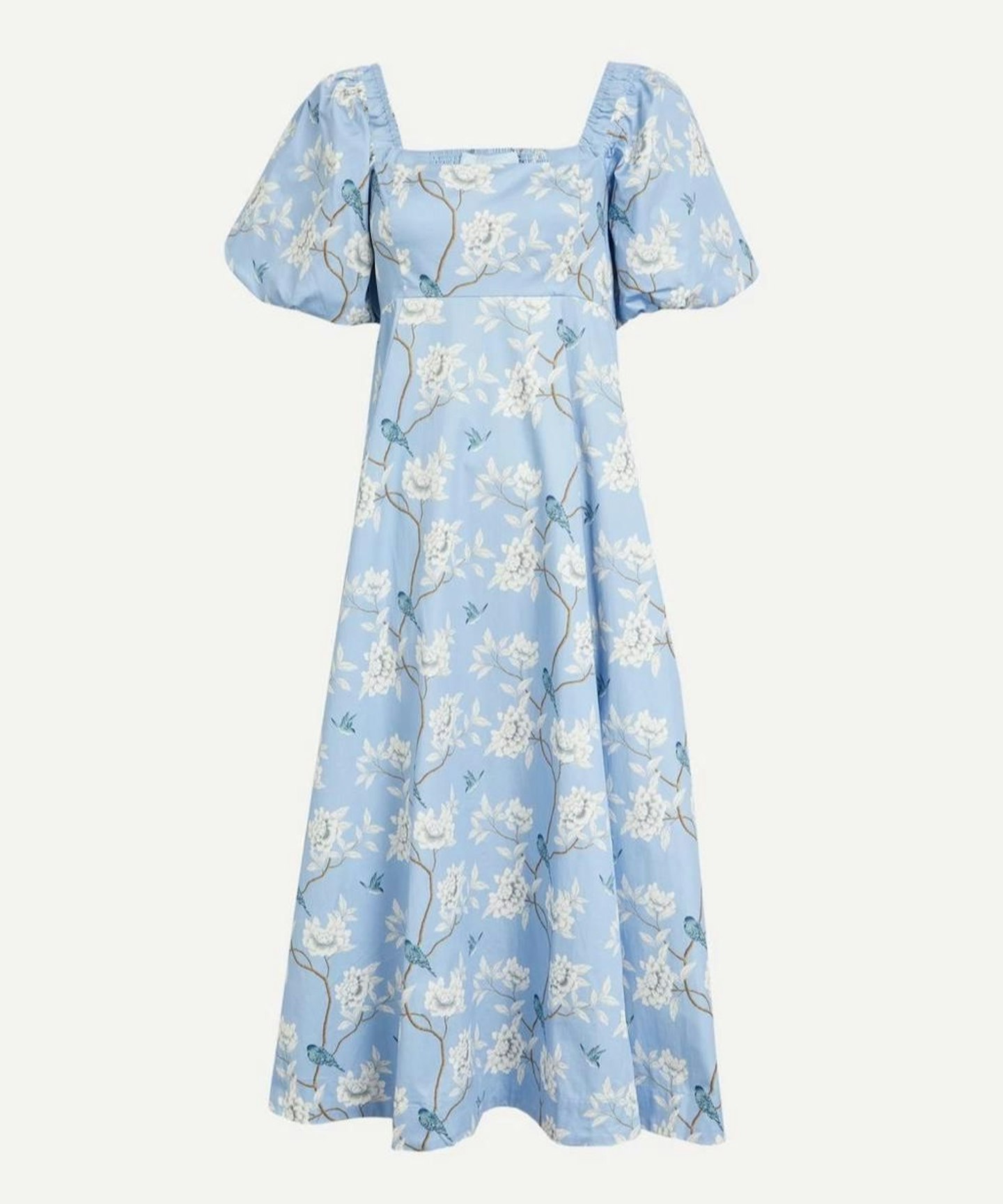 Hill House Home, Matilda Dress in Blue Chinoiserie