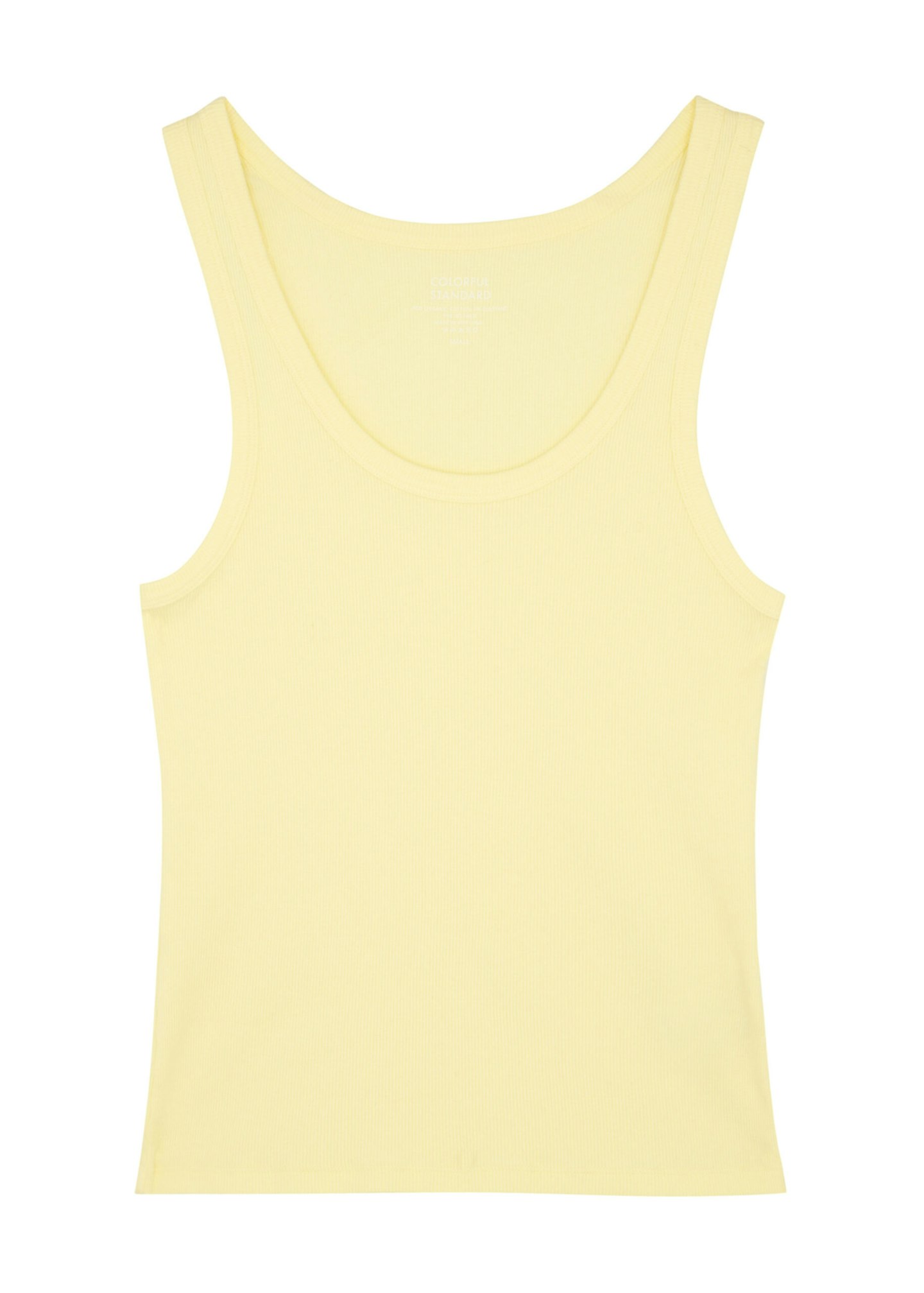 Colourful Standard, Ribbed Stretch-Cotton Tank