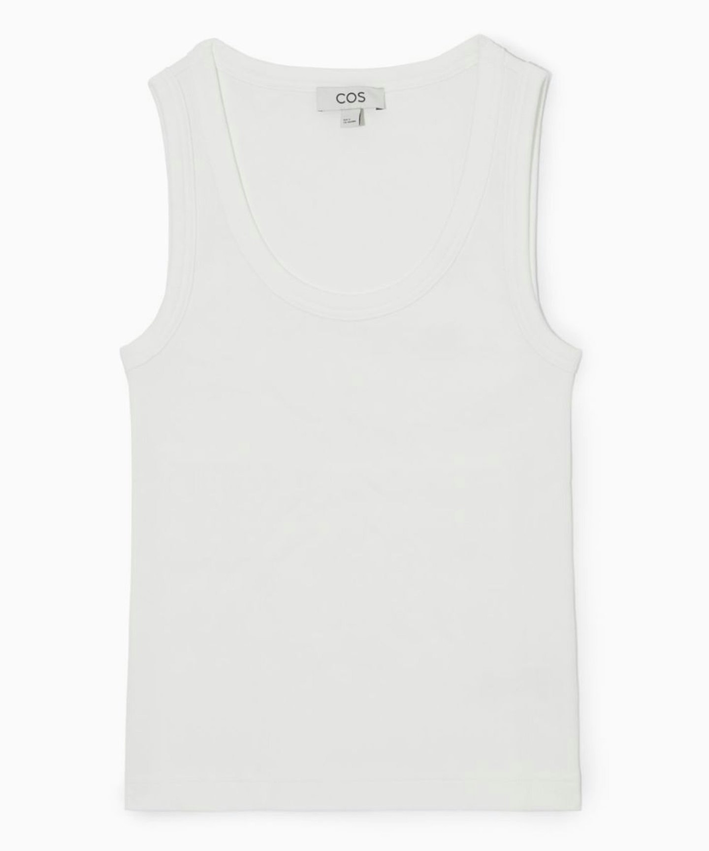 COS Scoop-Neck Ribbed Tank Top