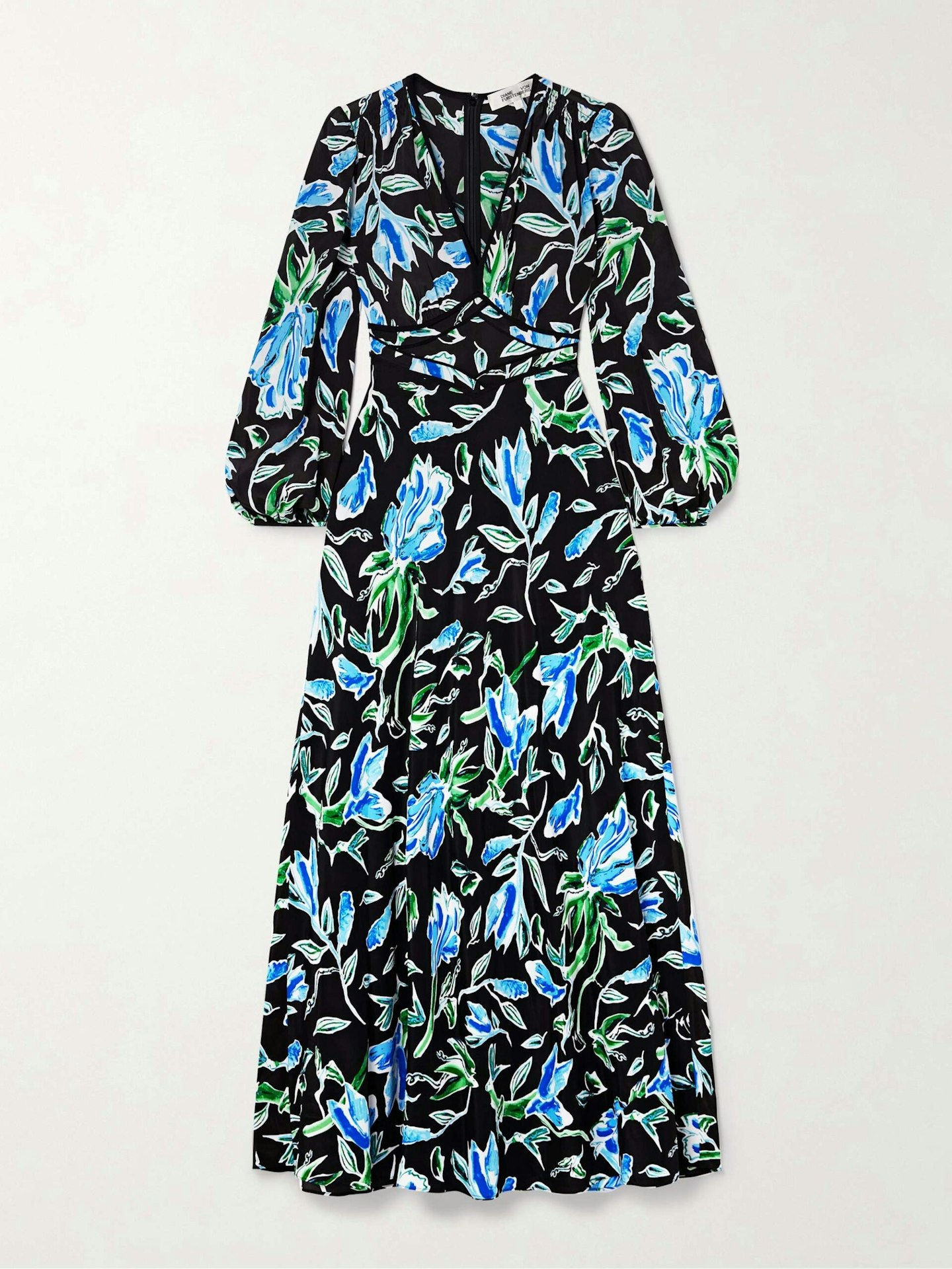 Diane Von Furstenberg, Seline Floral-Print Crepe De Chine Maxi Dress