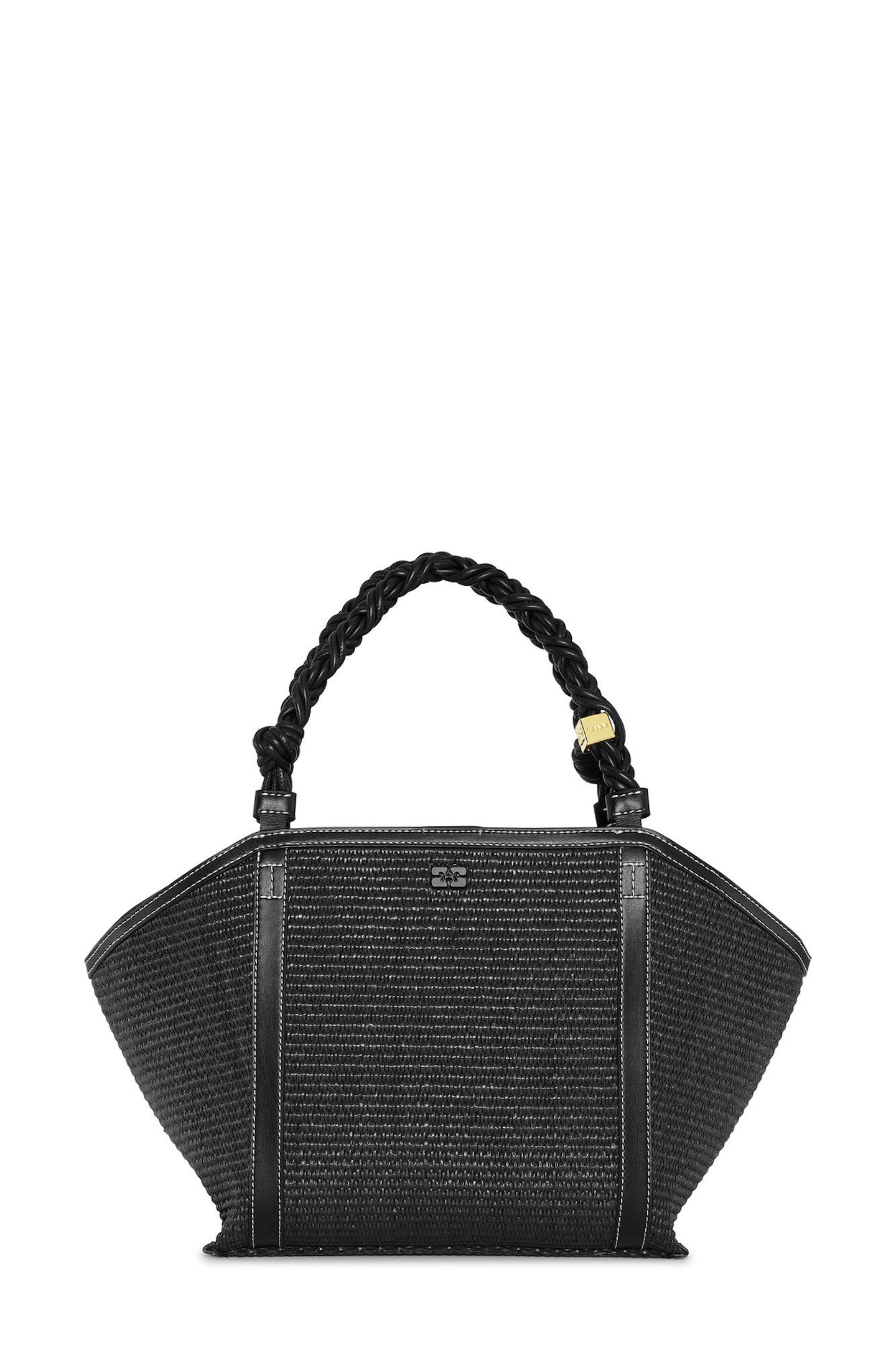 Ganni, Bou Medium Tote Raffia Bag