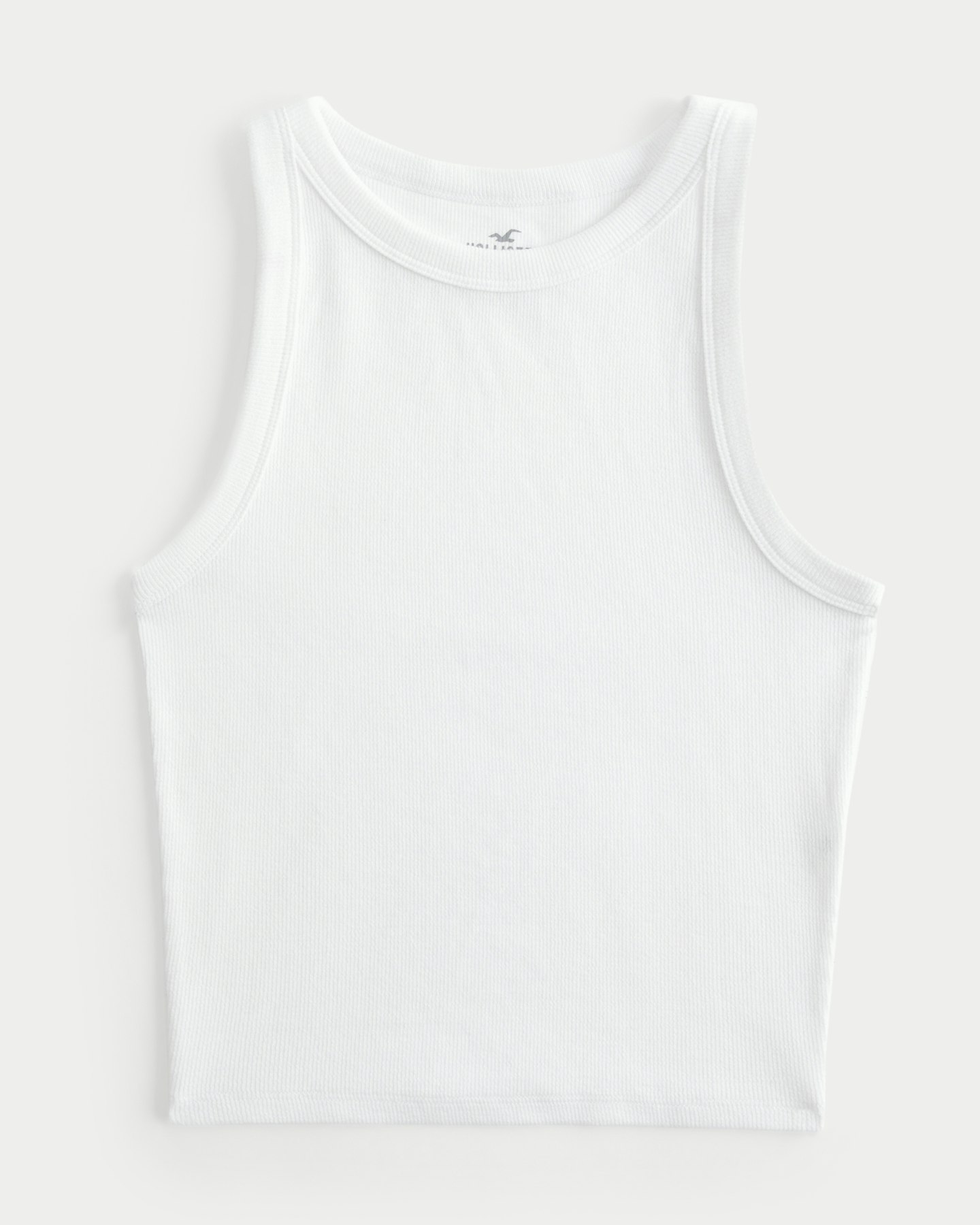 Hollister, Ribbed High-Neck Tank