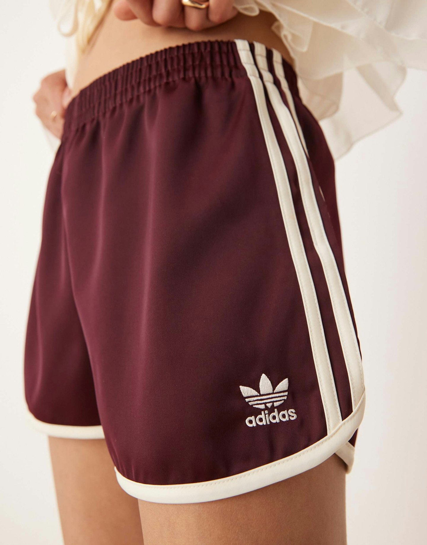 adidas originals maroon sprinter shorts