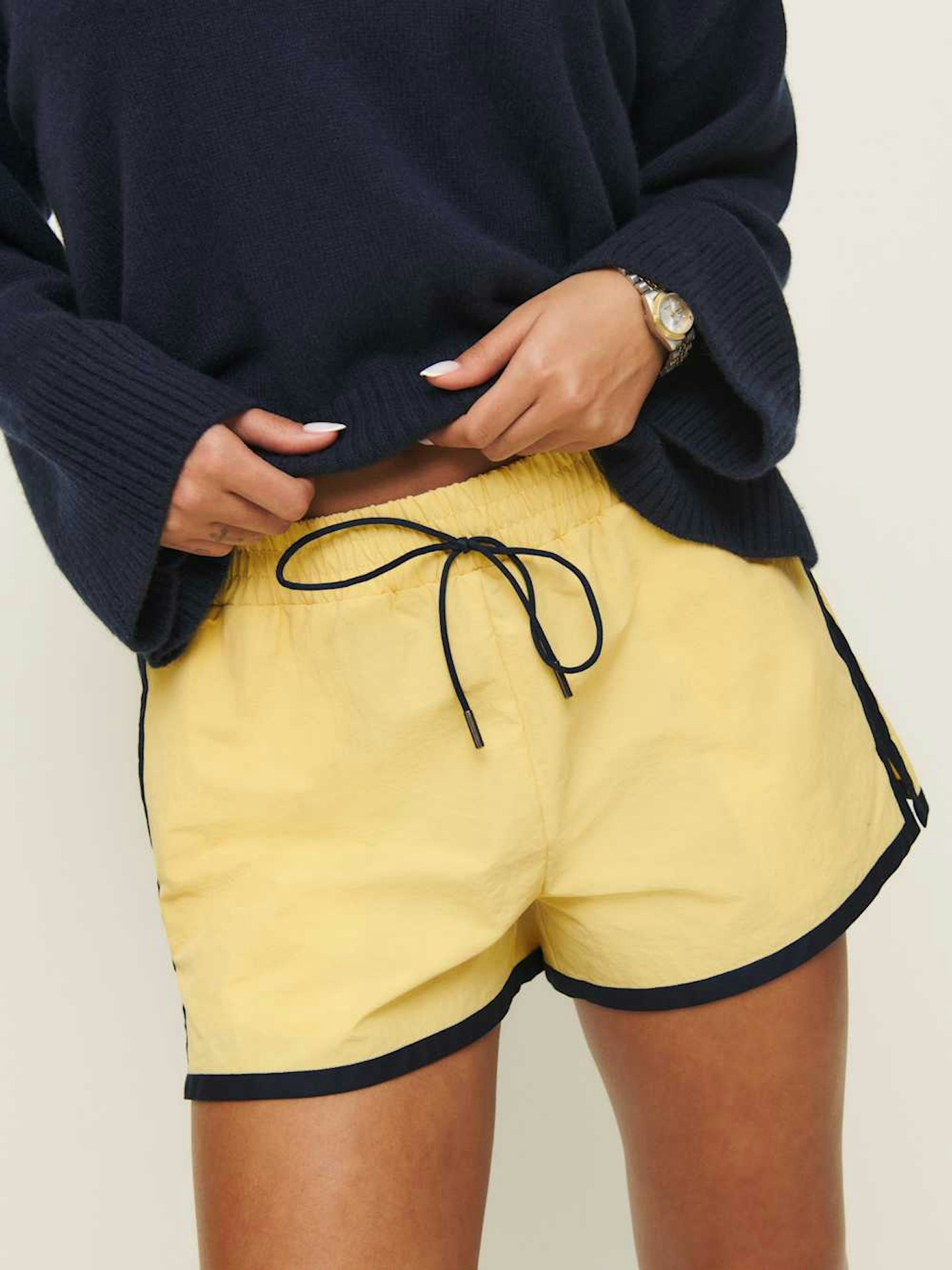 reformation retro shorts
