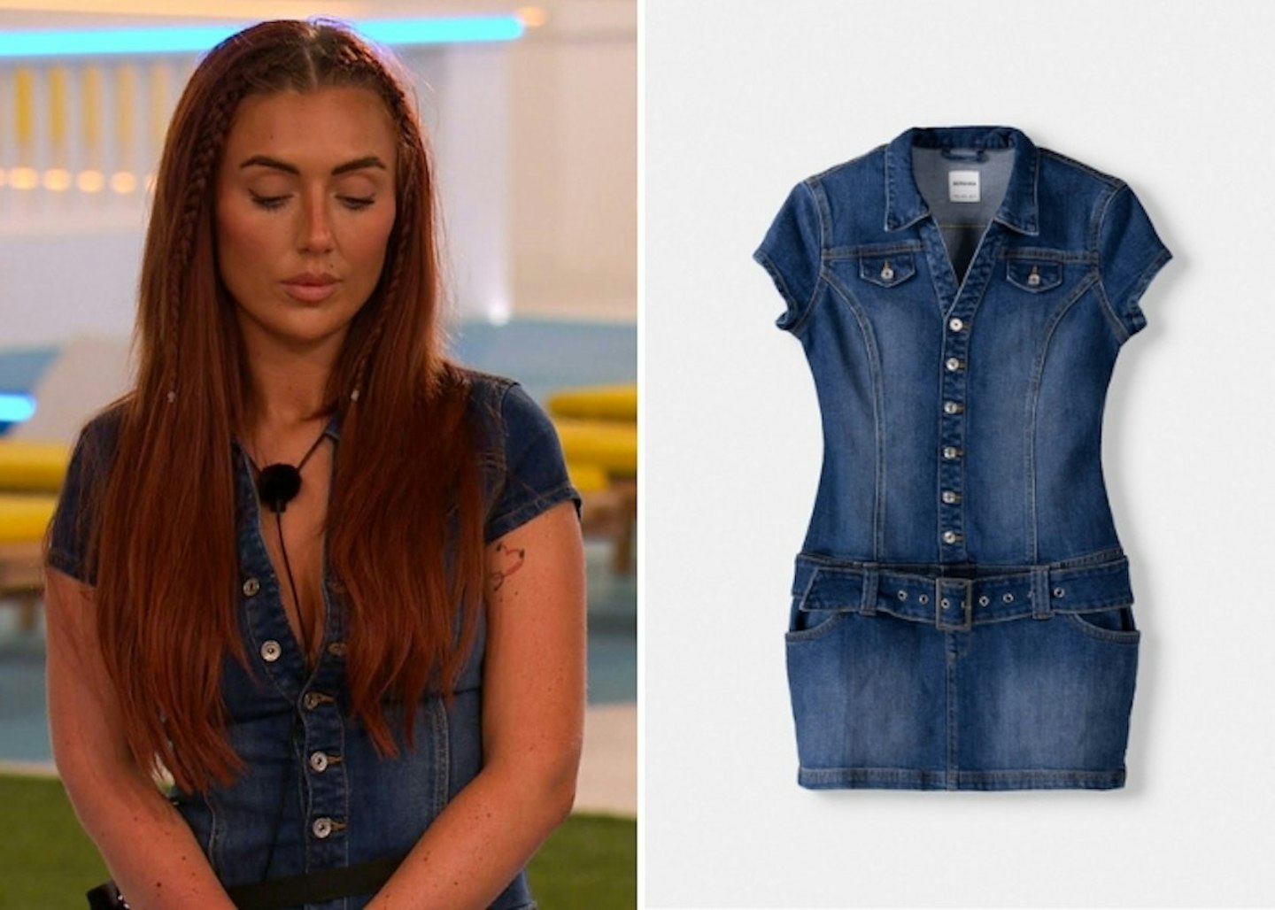 Patsy Field's Denim Mini Dress