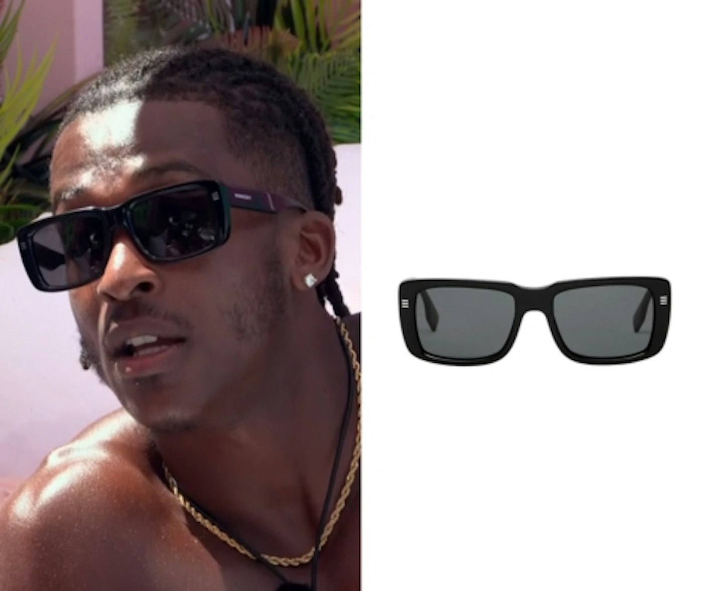 Omar Nyame's Burberry Sunglasses