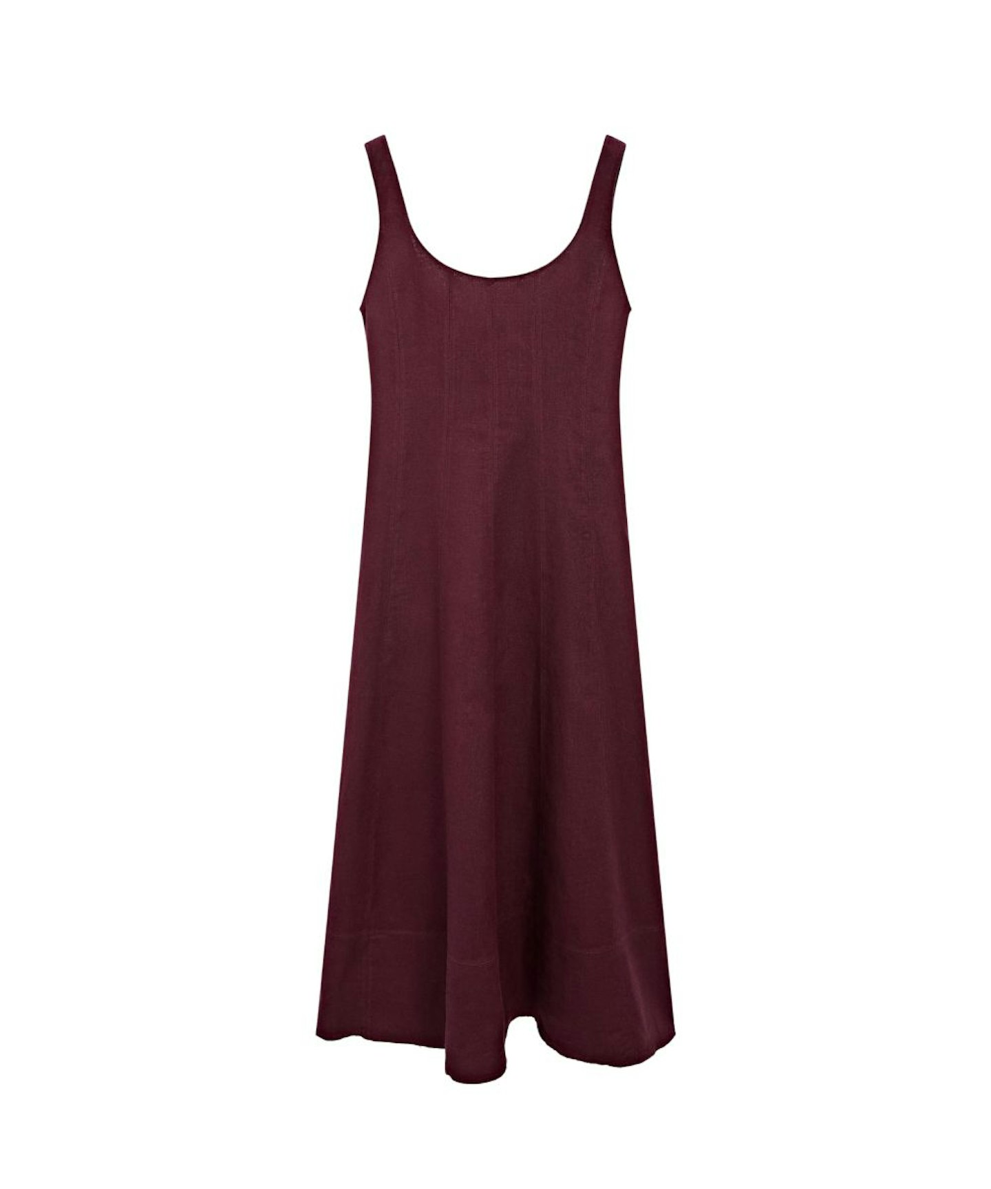 Massimo Dutti, Long Flowing 100% Linen Dress