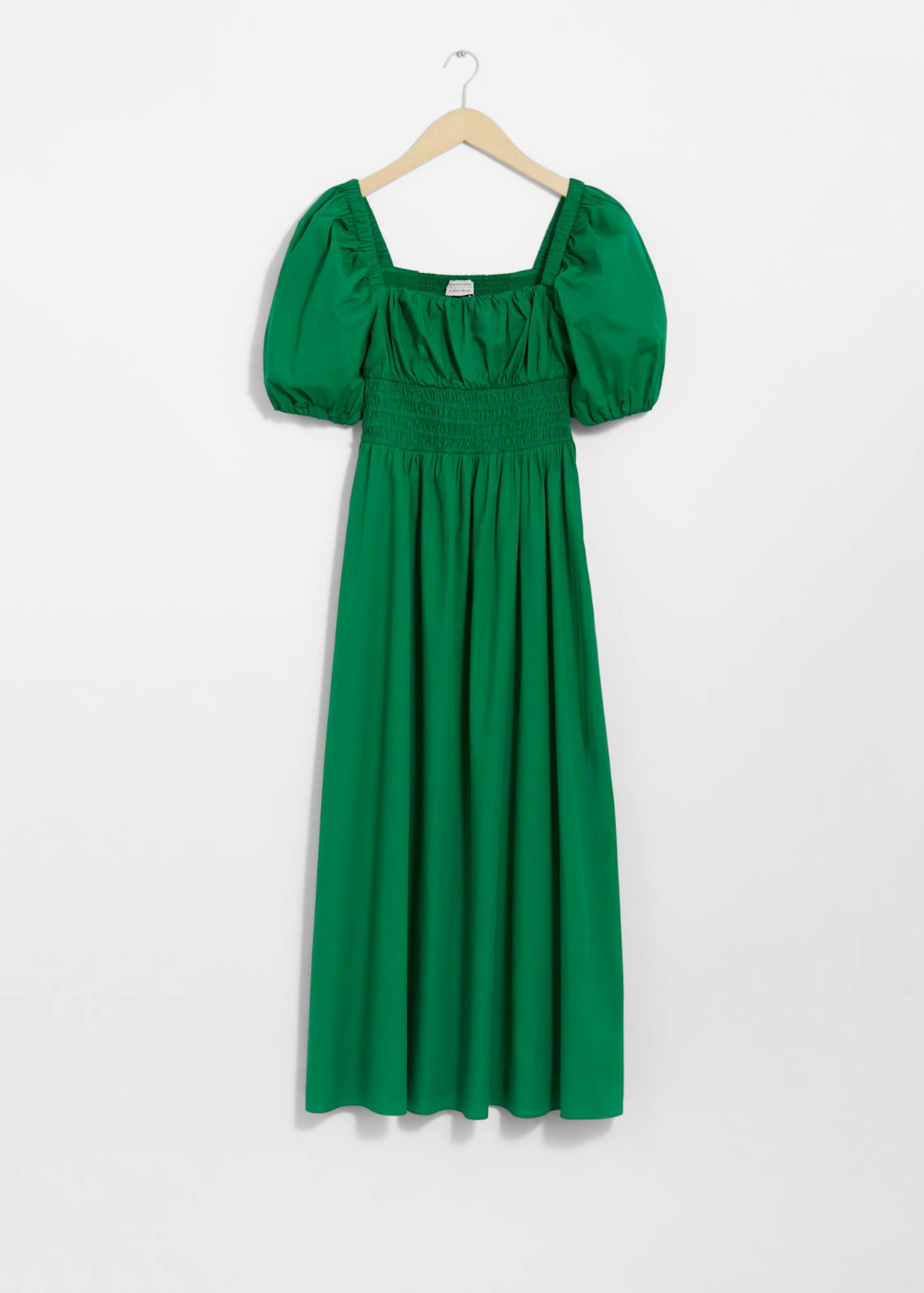 & Other Stories, Puff Sleeve Midi Dress