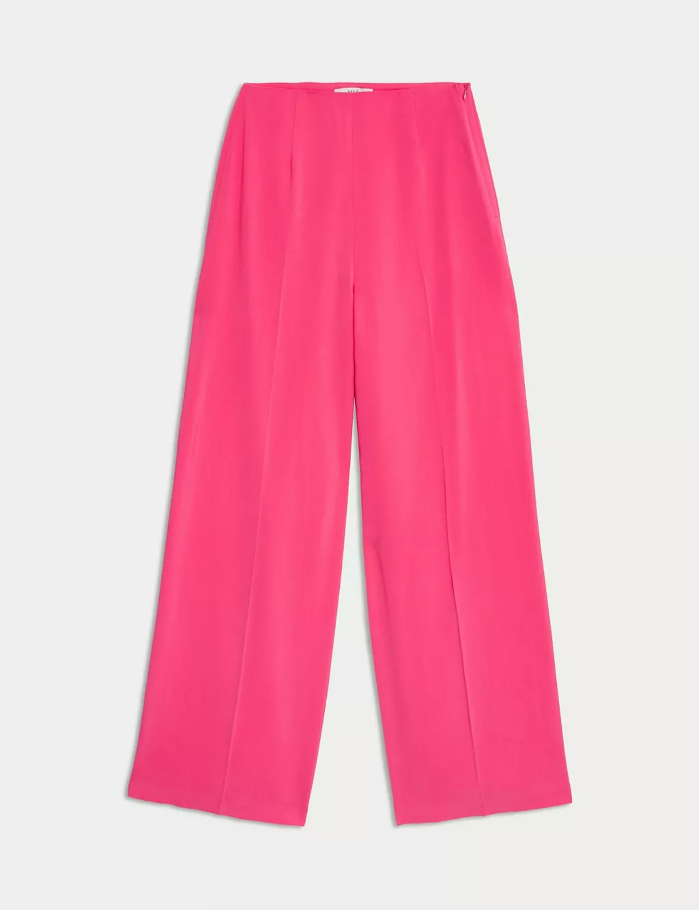 M&S, Satin Tailored Wide-Leg Trousers