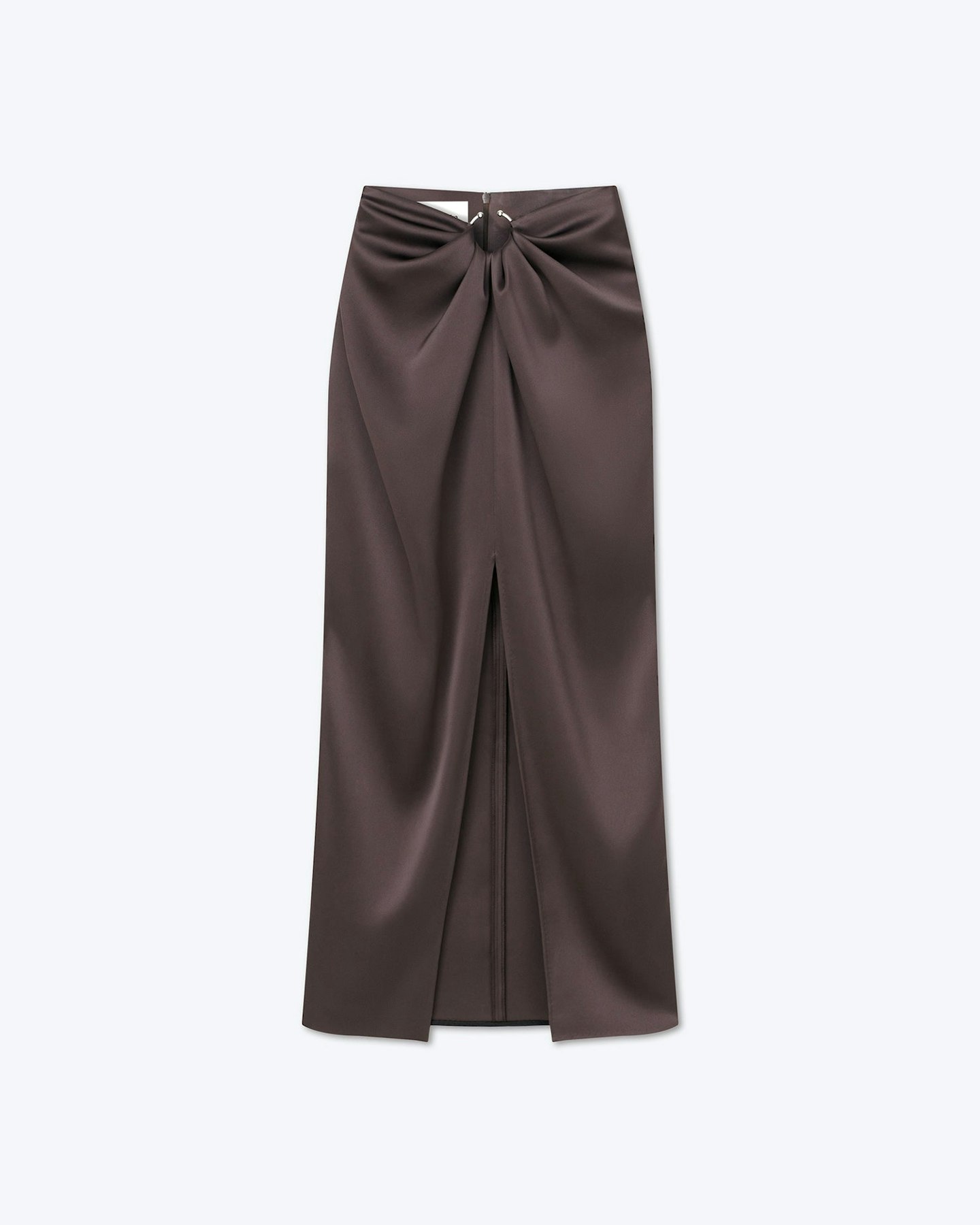 Nanushka, Slip Satin Sarong-Style Midi Skirt