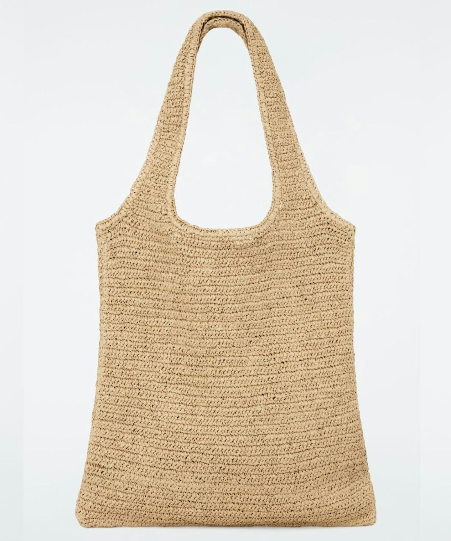 COS, Oversized Raffia Shopper