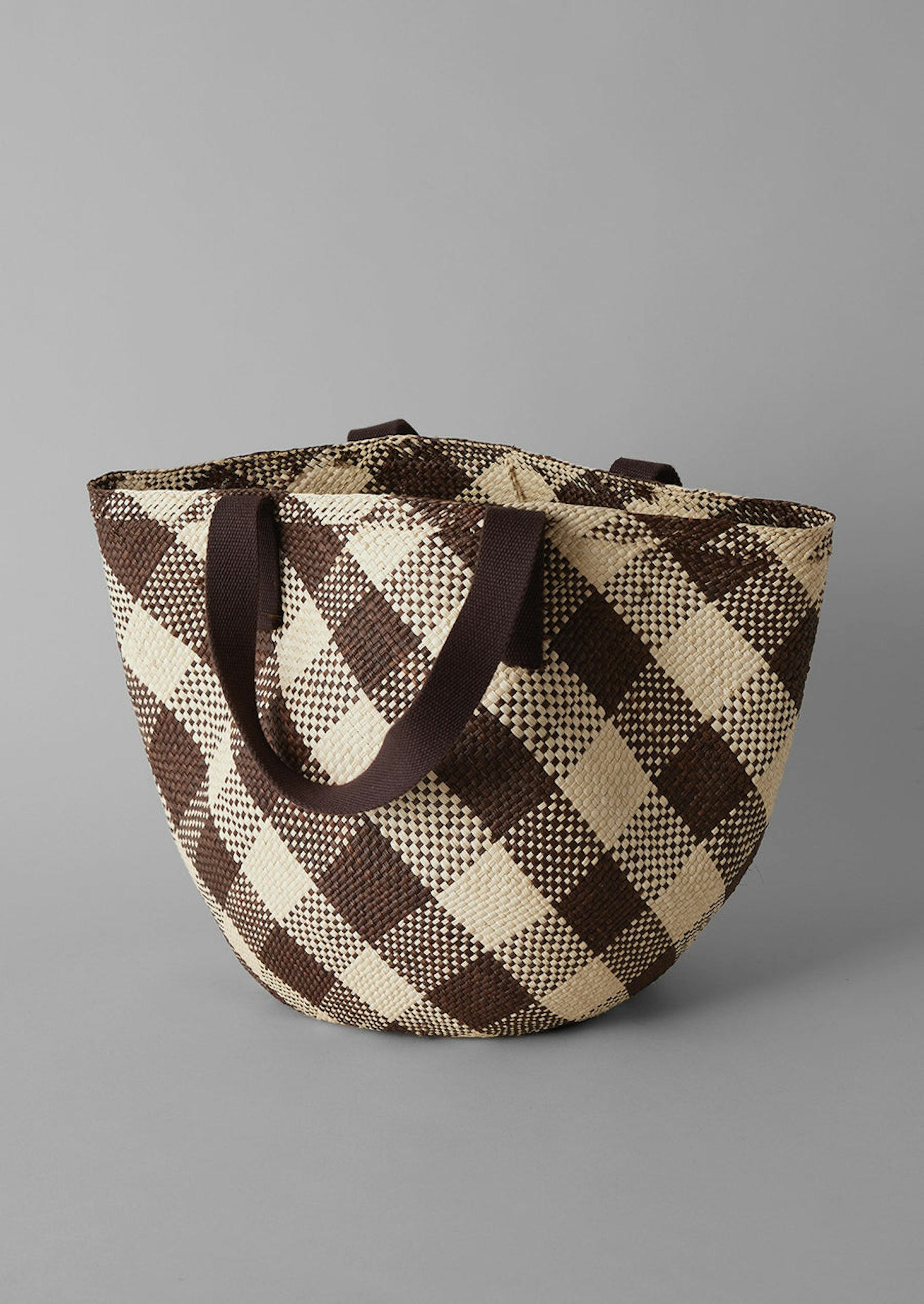 Toast, Guanabana Gingham Basket Bag