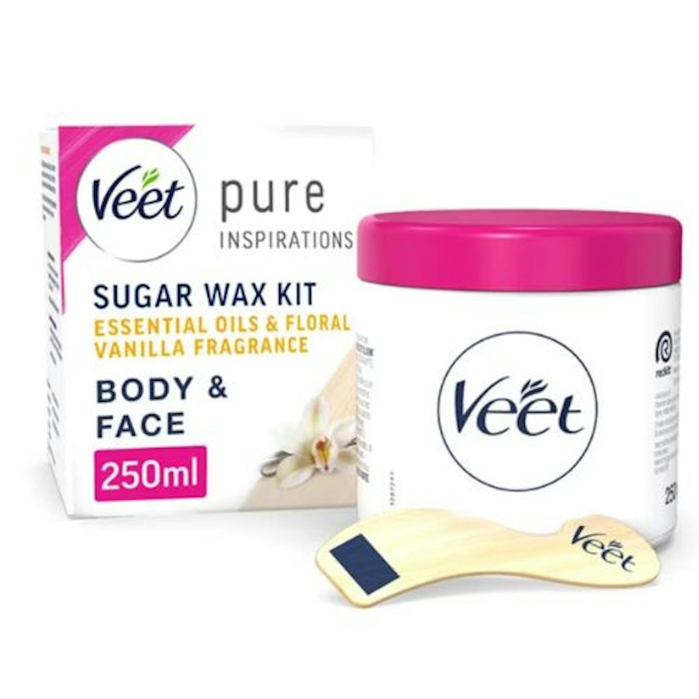 Veet Pure Oriental Hot Wax Body & Face Floral Vanilla