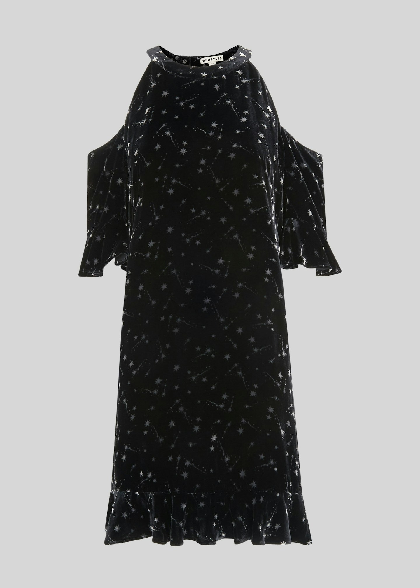 Whistles Velvet Constellation Dress