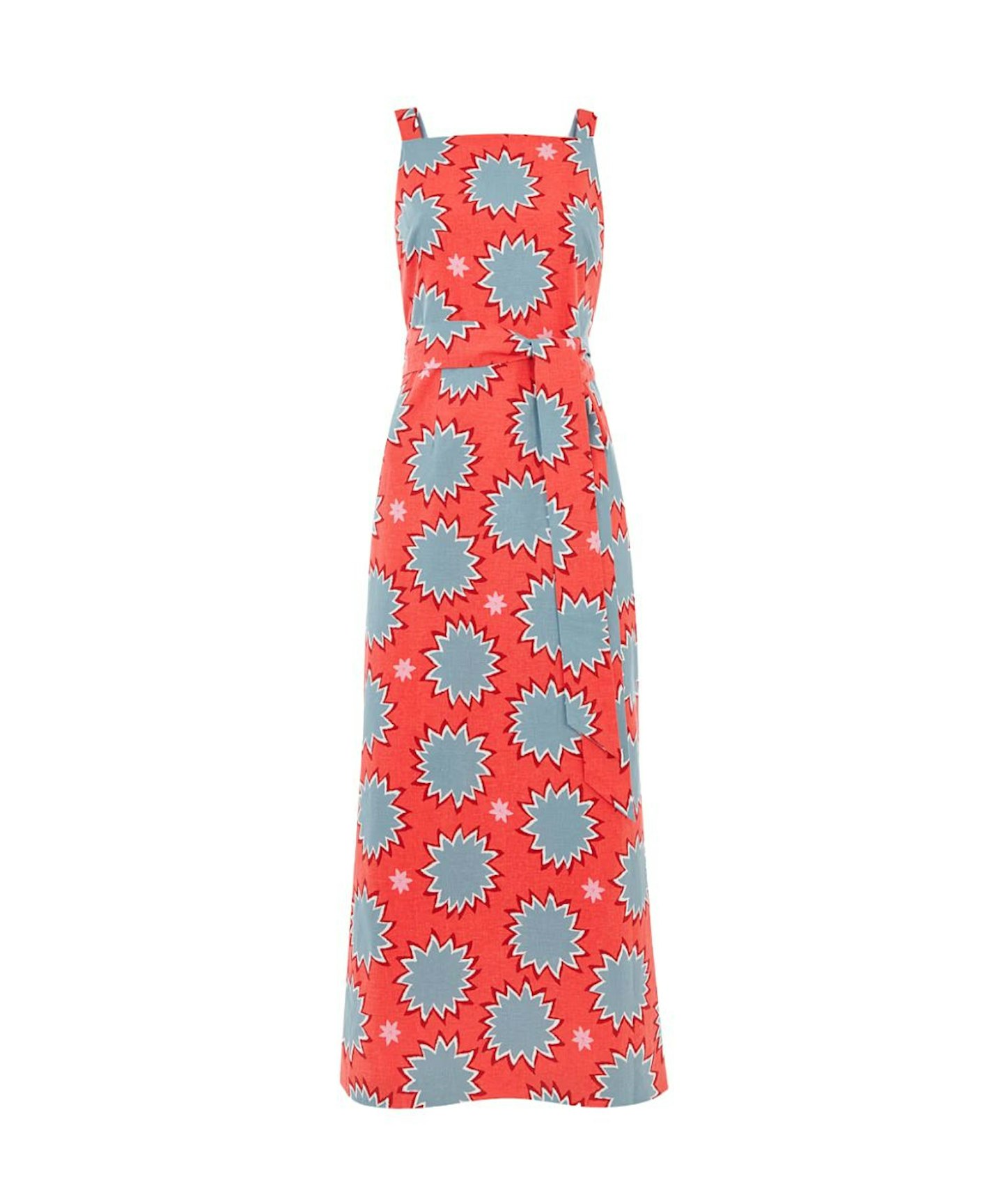 Whistles, Sunburst Linen Blend Dress