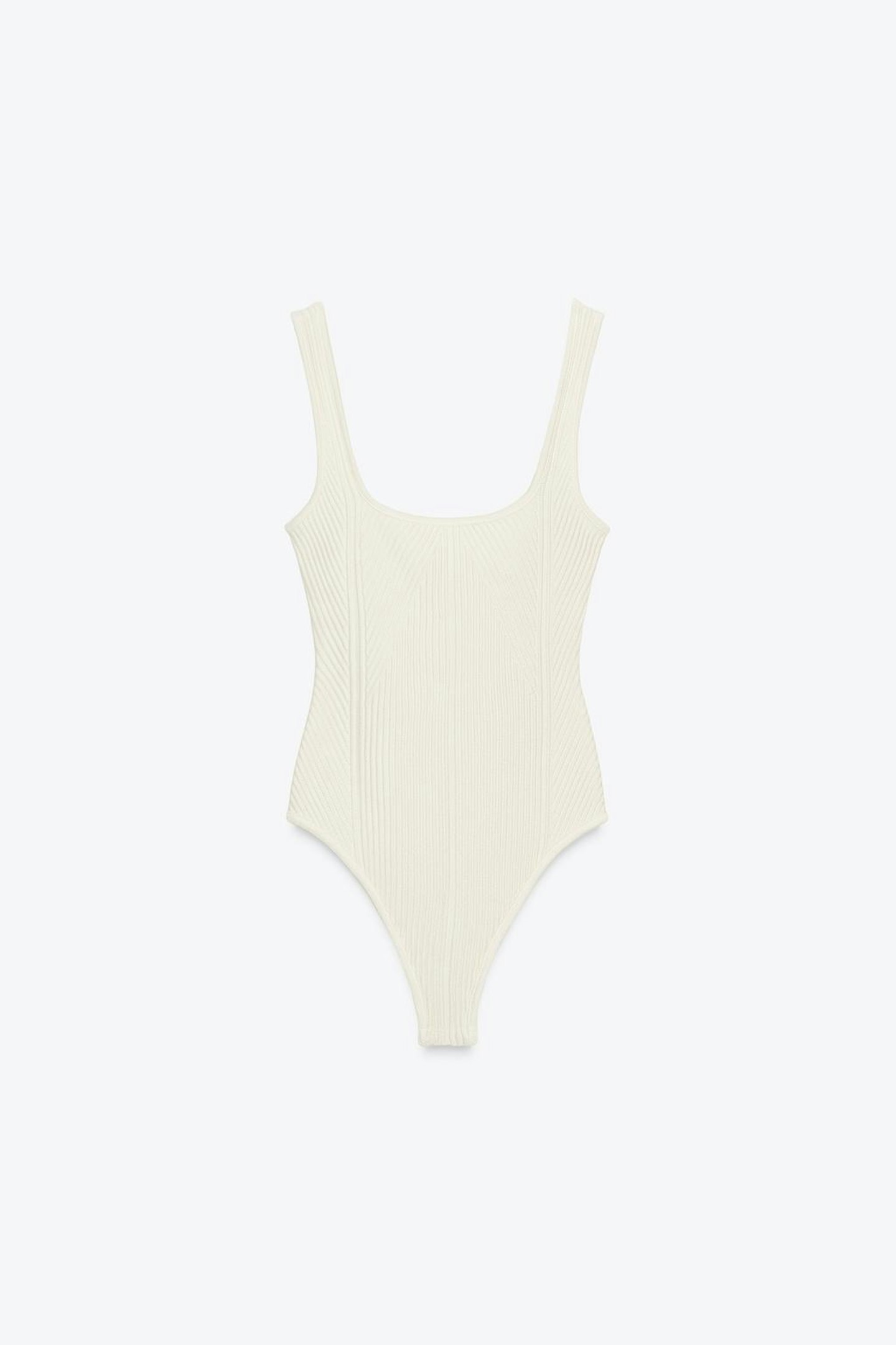 Zara, Textured Strappy Bodysuit