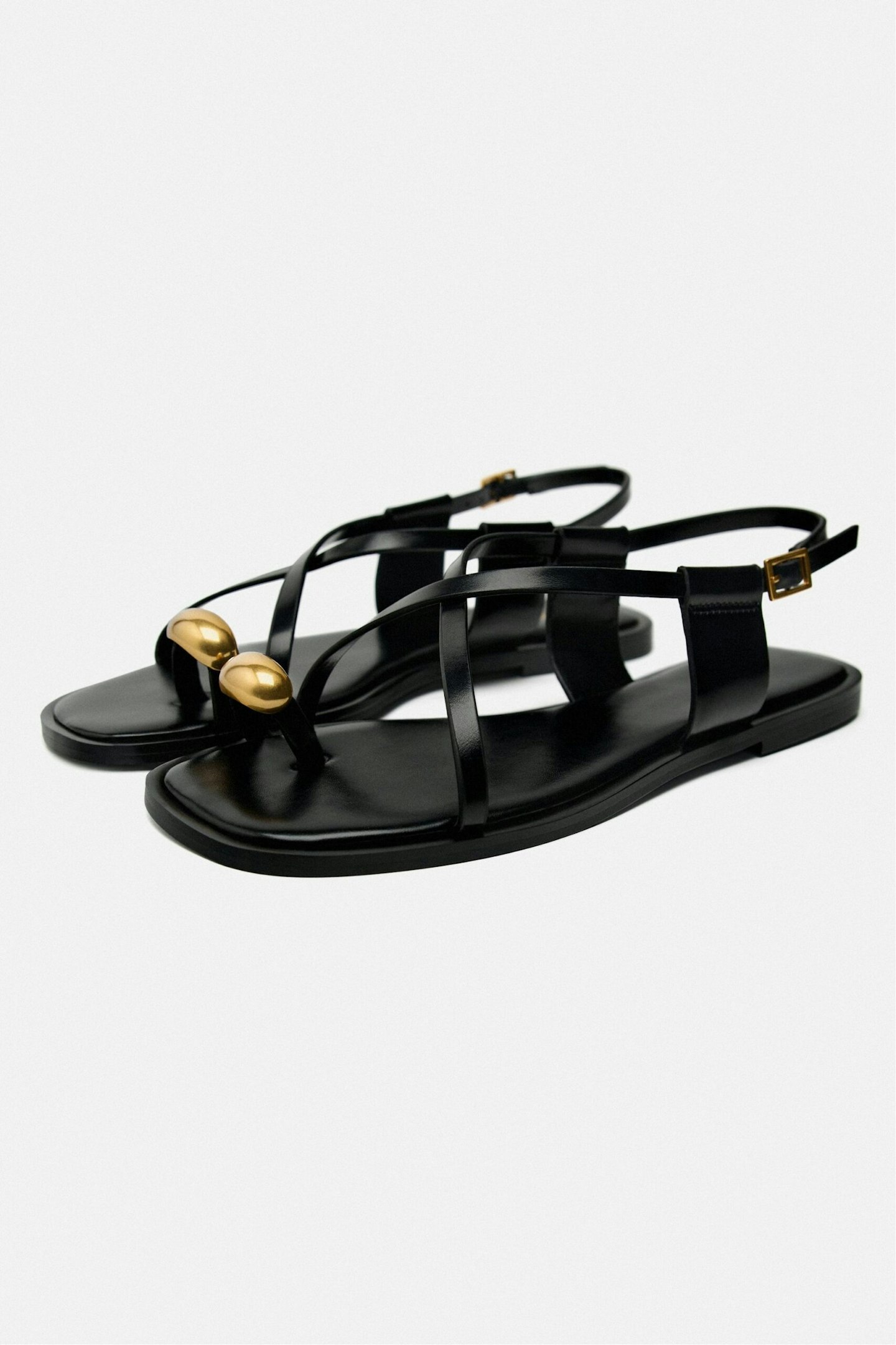 zara toe ring sandals