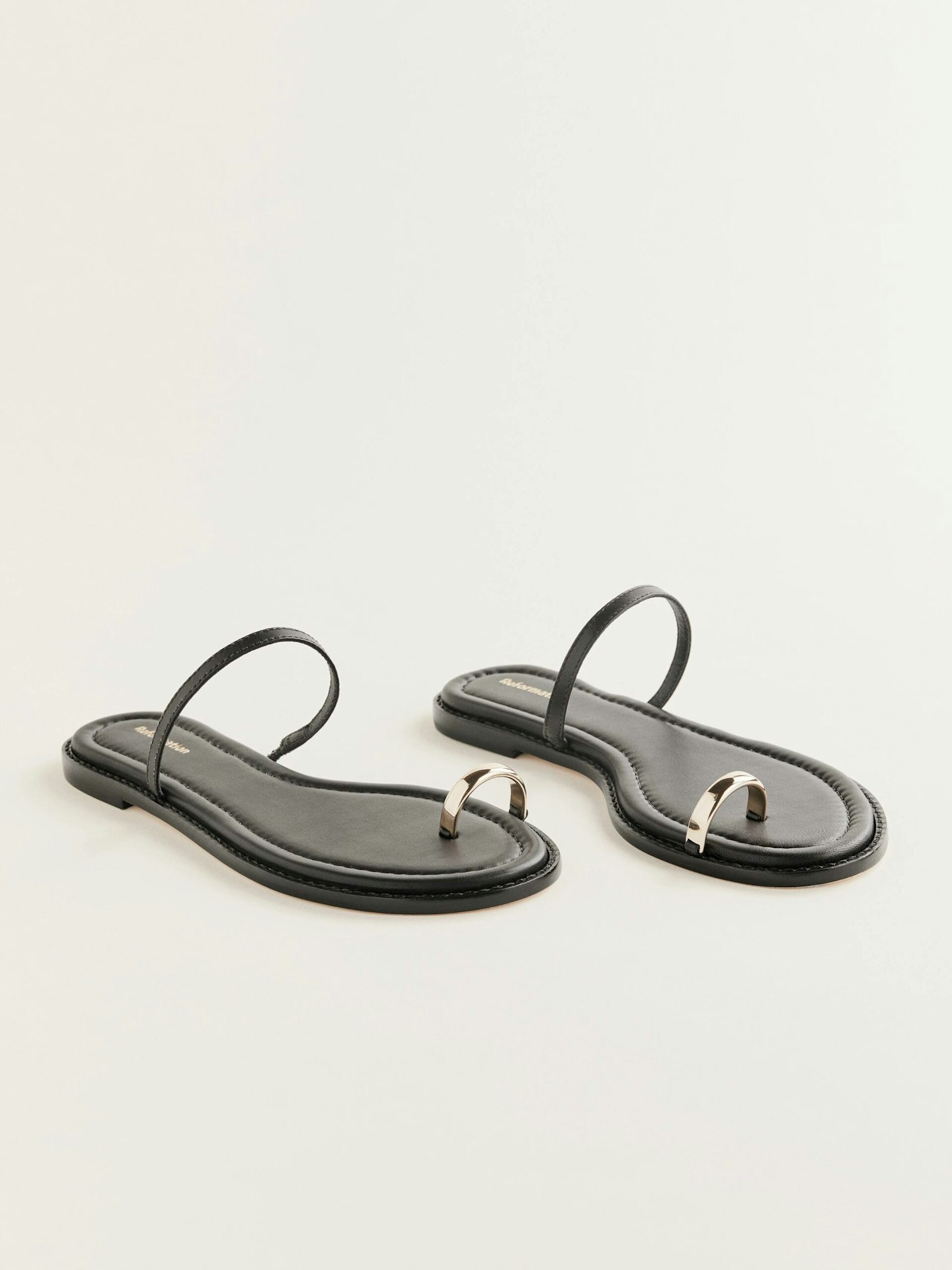 reformation toe ring sandals