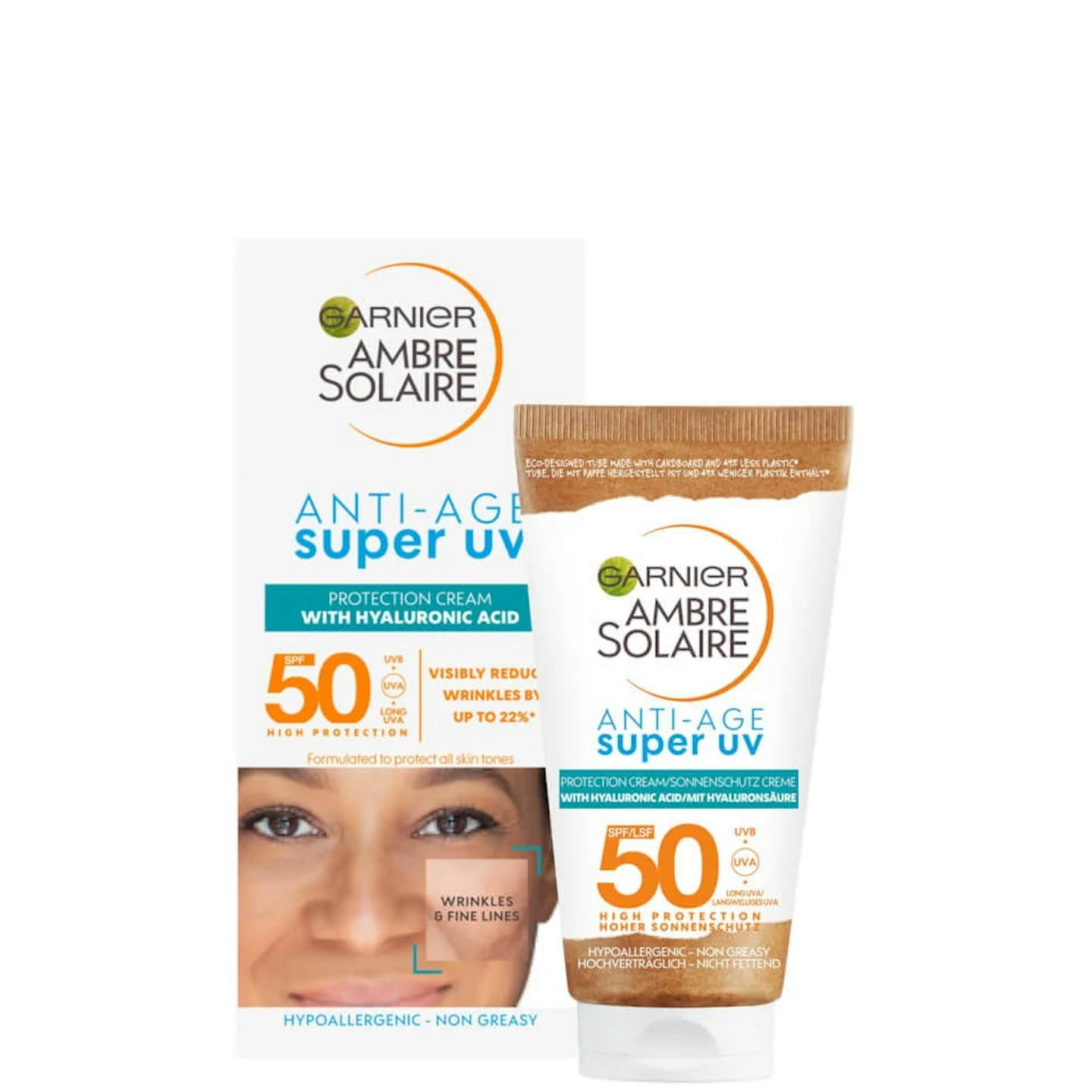 Garnier Ambre Solaire Super UV Anti-Dryness Protection Cream SPF50+