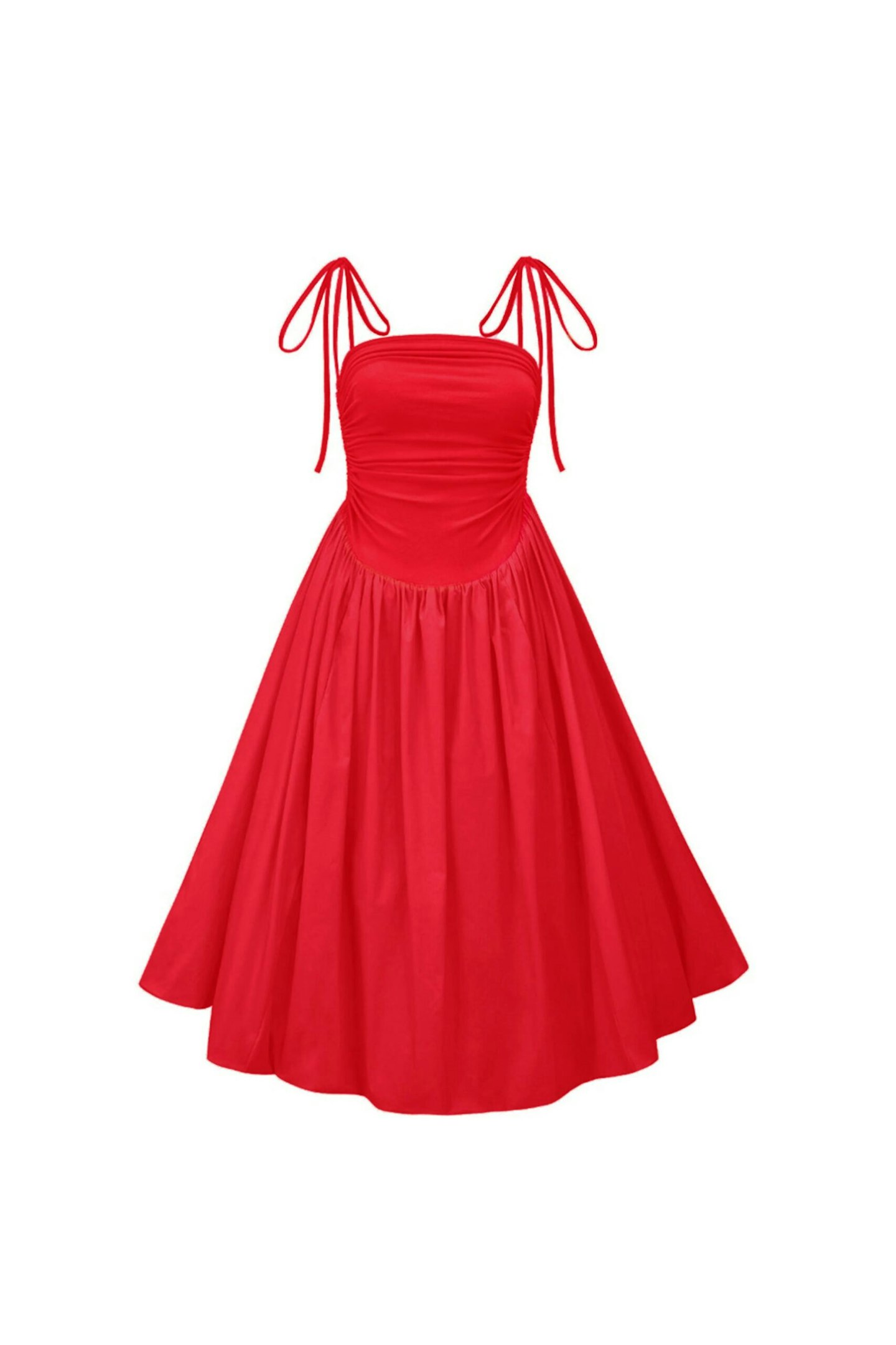 amy lynn red puffball dress