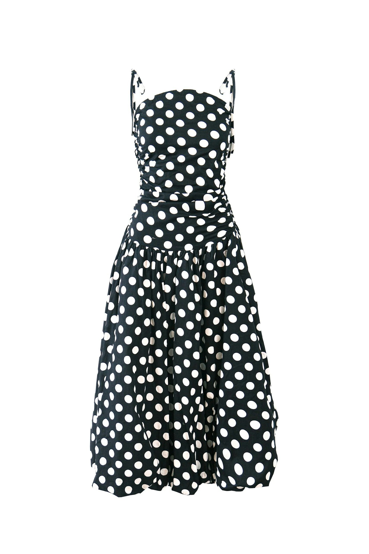 amy lynn polka dot alexa puffball dress