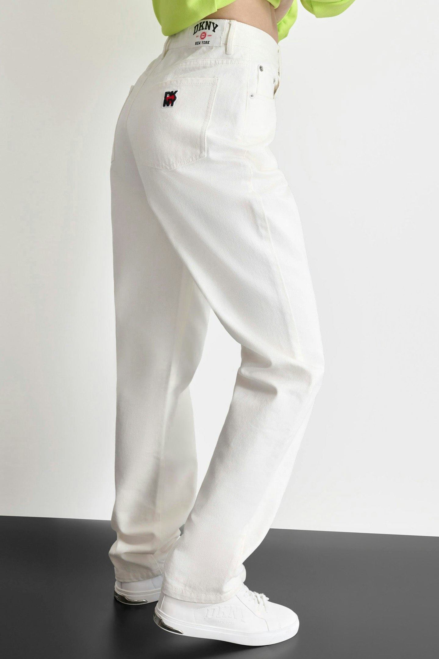 DKNY white jeans