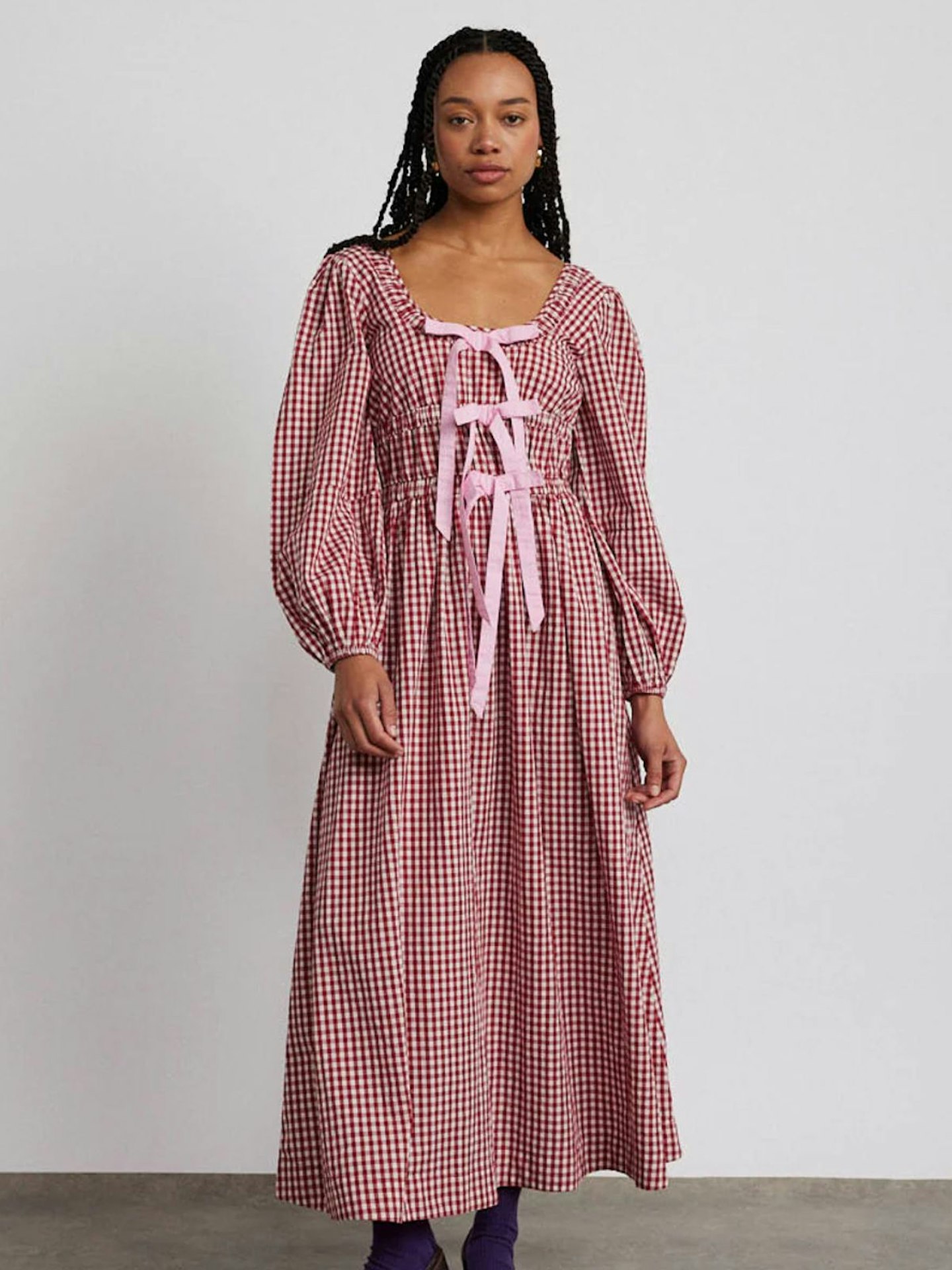 Dakota Bow Midi Dress