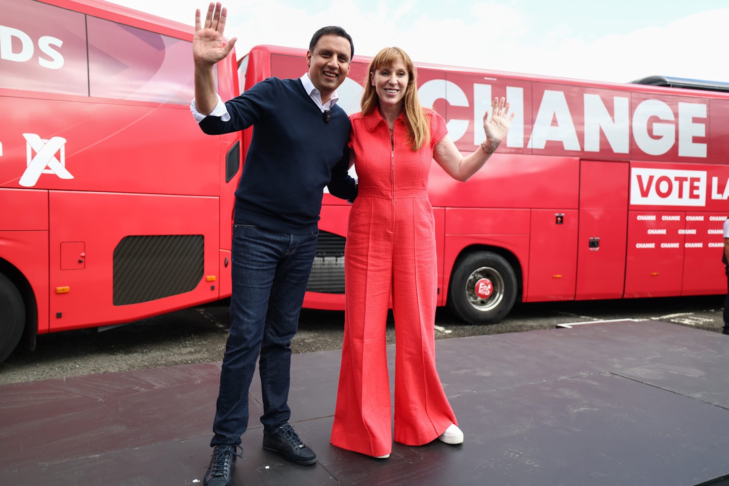 Angela Rayner wearing a ME+EM jumpsuit