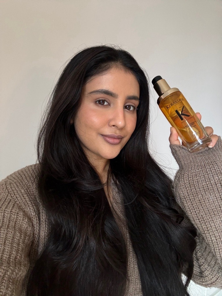 Sameeha using the Kérastase Elixir Ultime