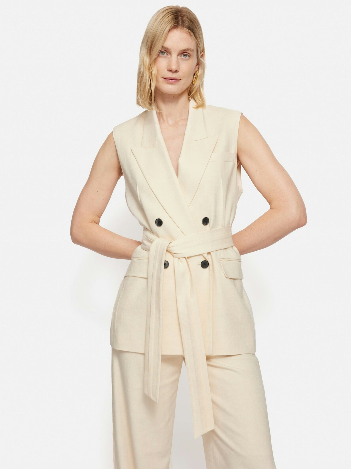 Jigsaw Hopsack Tatton Waistcoat
