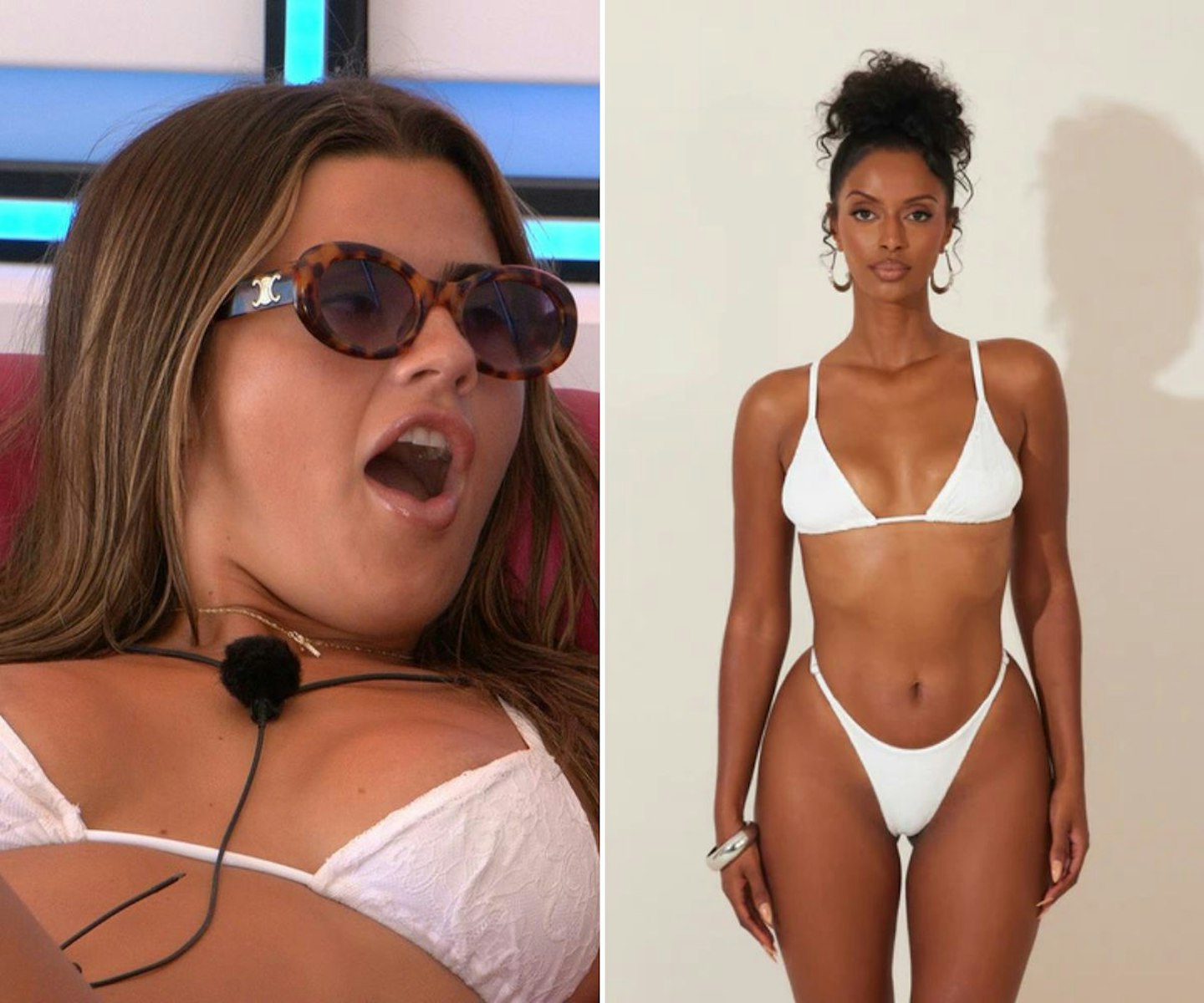 Matilda's White Textured Bikini From Episode 35