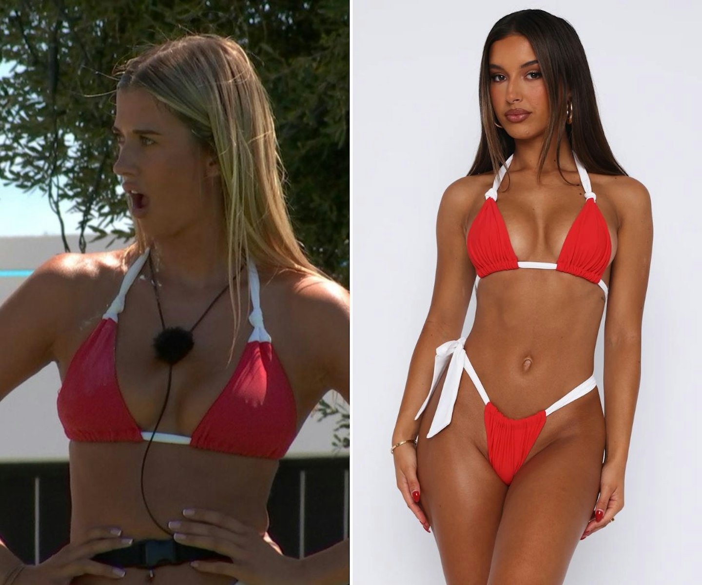 Jessy's Red And White Bikini From Episode 43