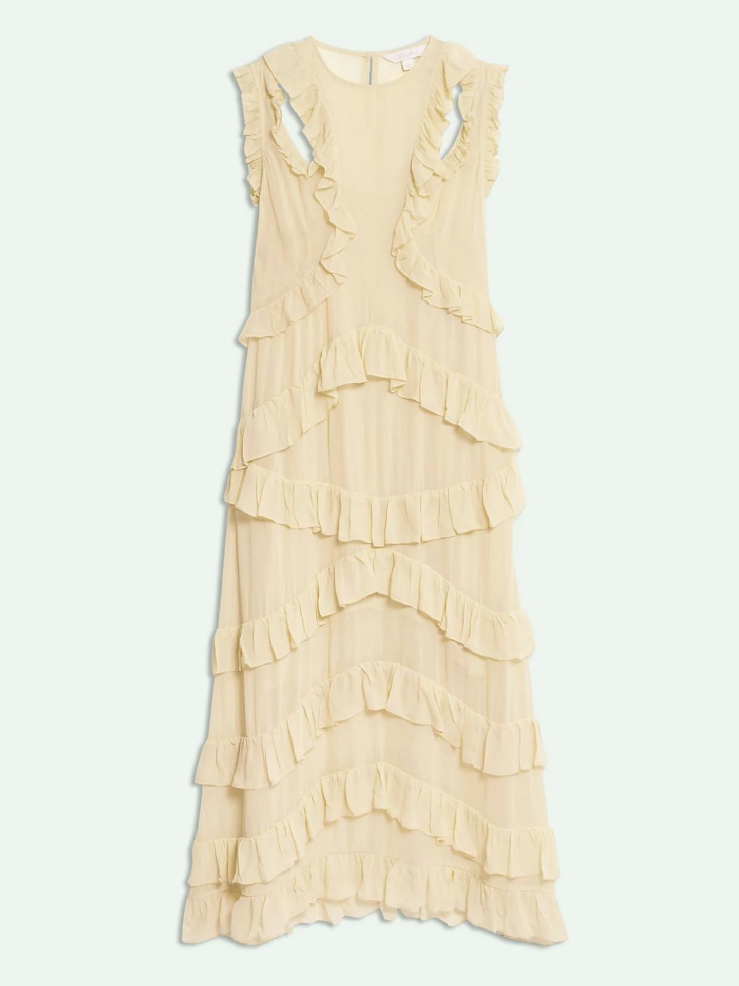 M&S, Ruffle Maxi Dress