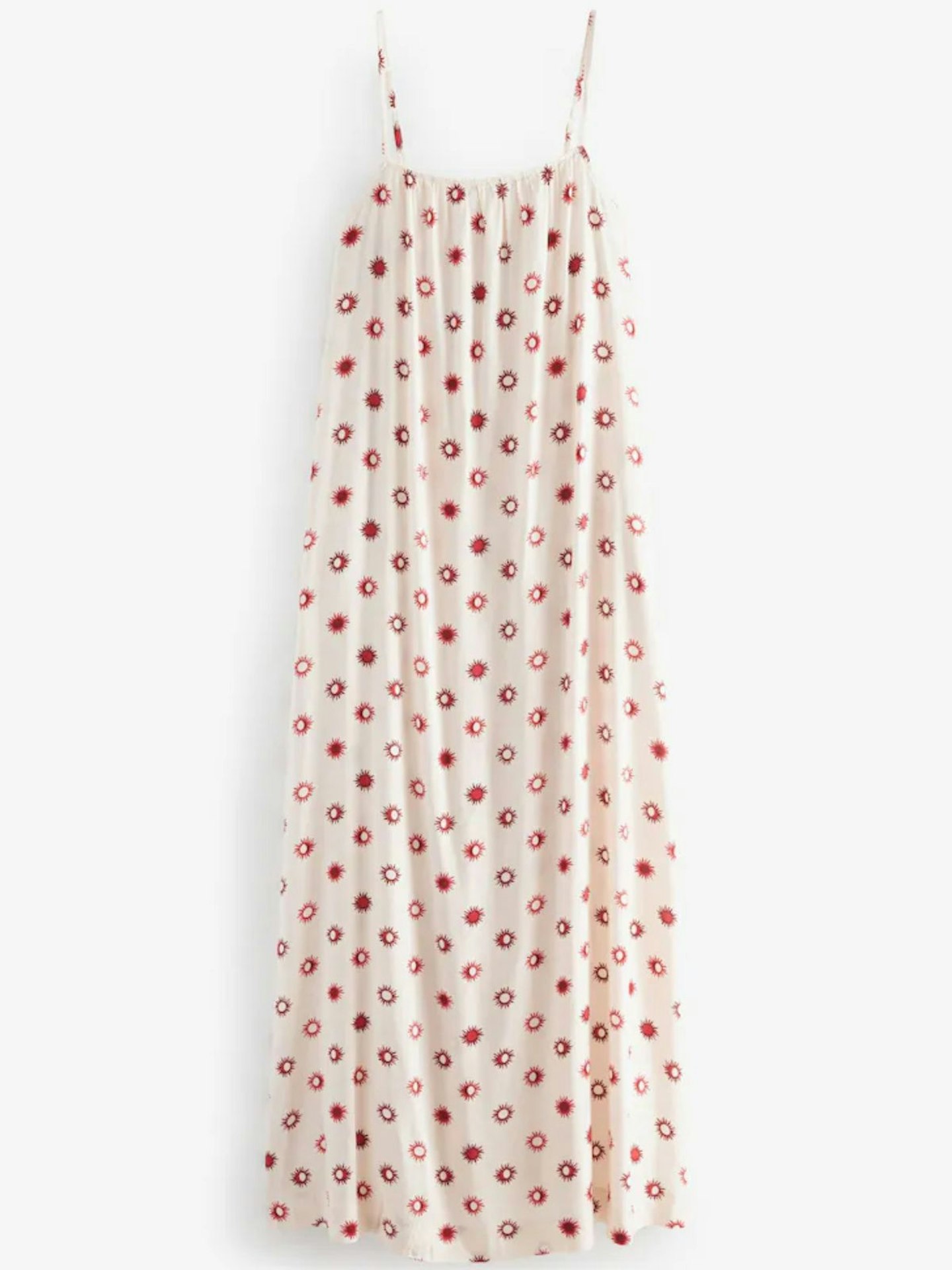 Next Tie Back Maxi Dress With Linen