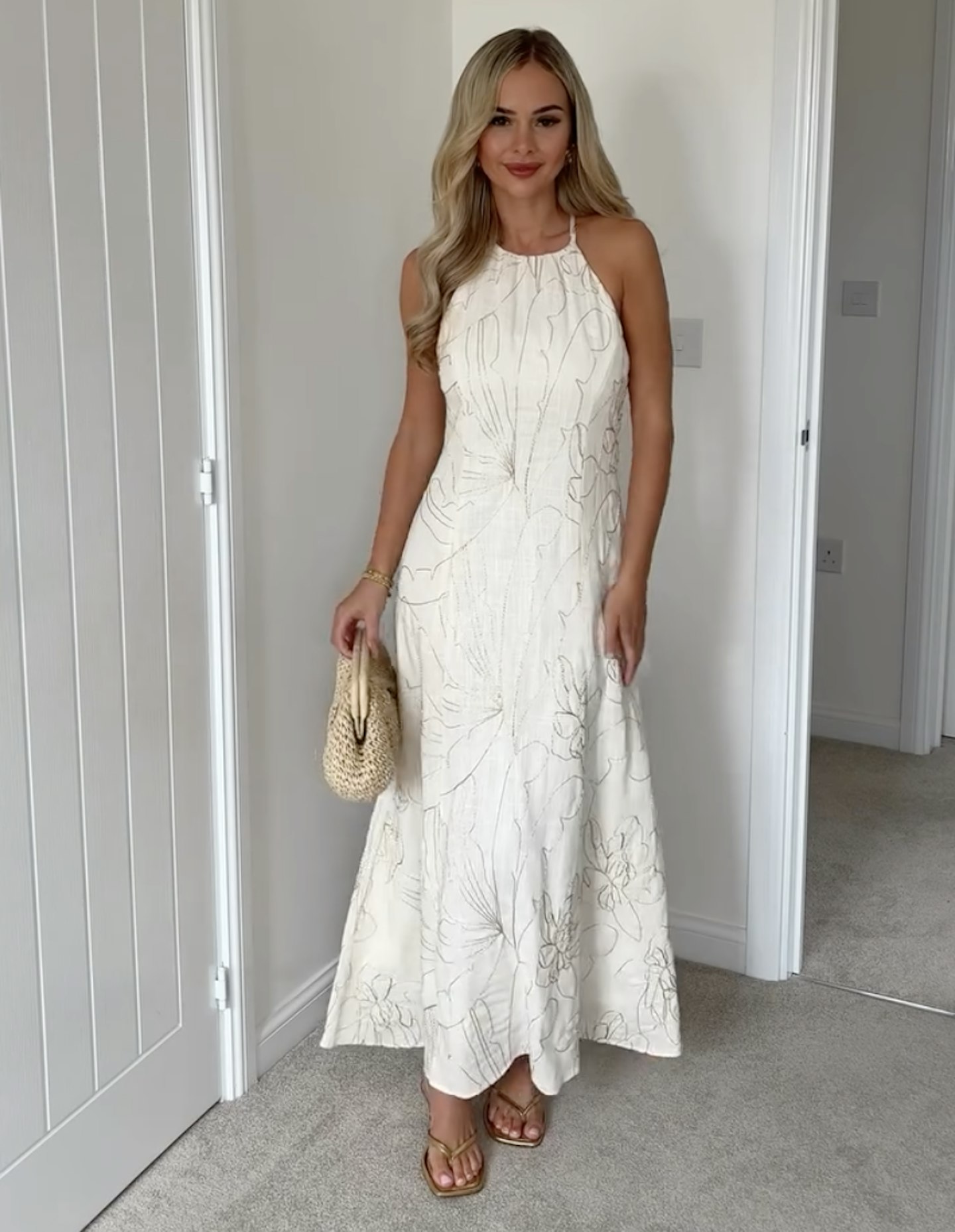 Zara halter dress
