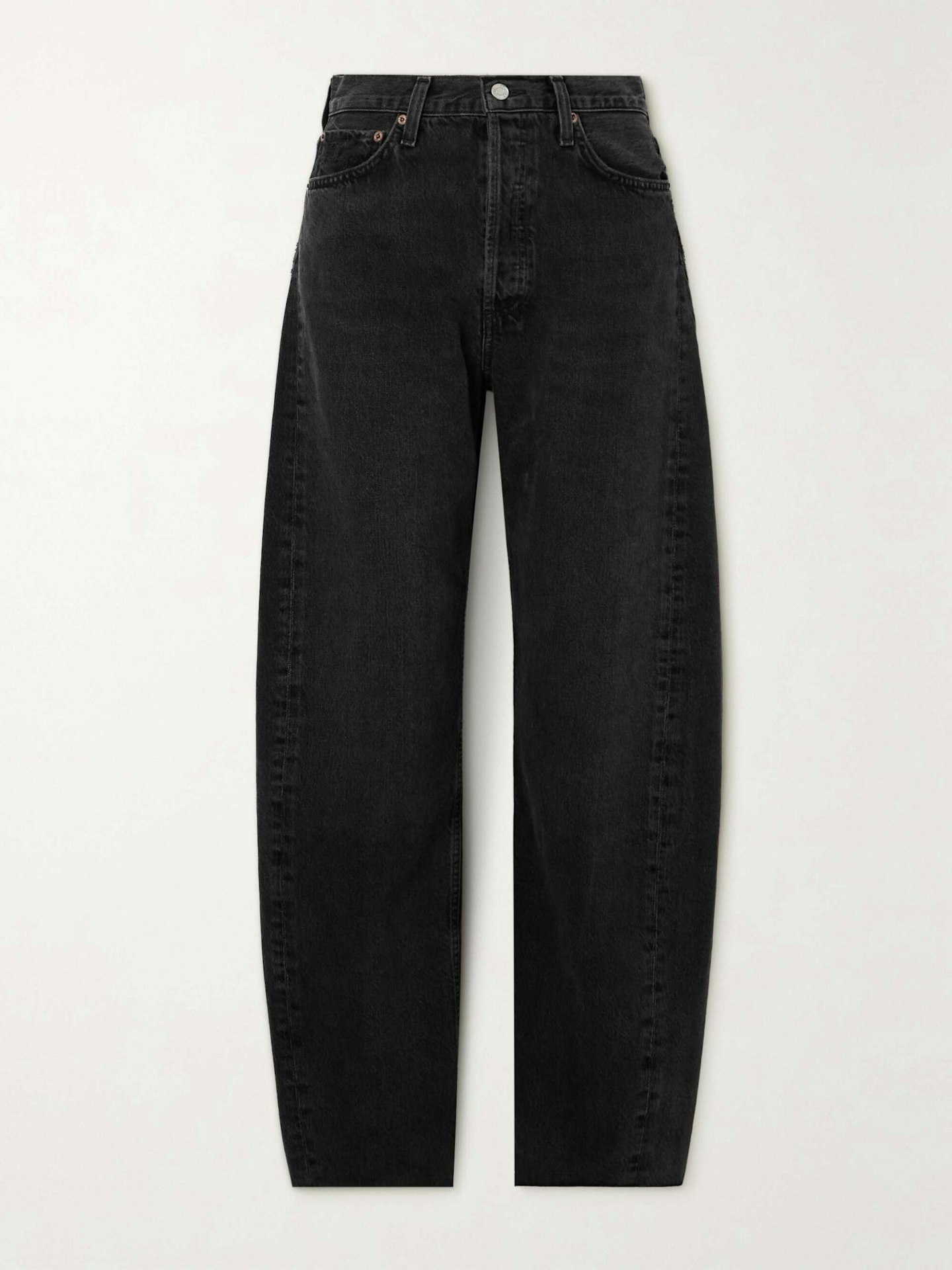 Agolde, Luna High-Rise Tapered Organic Jeans