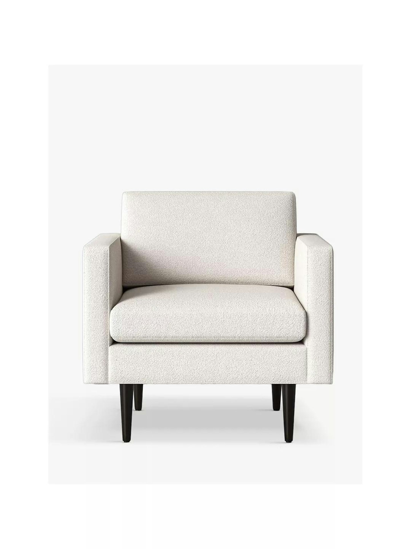 John Lewis, Swyft Model 01 Armchair In Bouclé Ivory