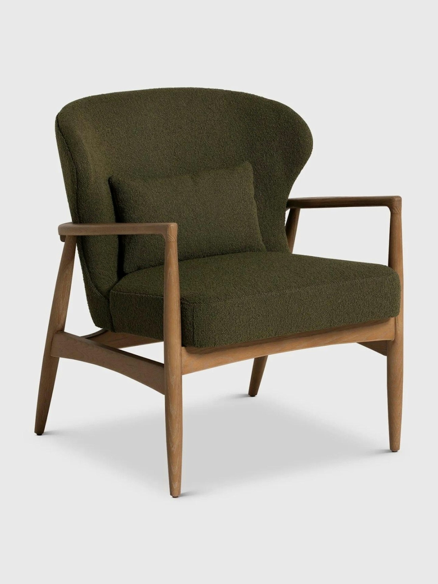 Barker And Stonehouse, Pinter Dark Green Bouclé Armchair