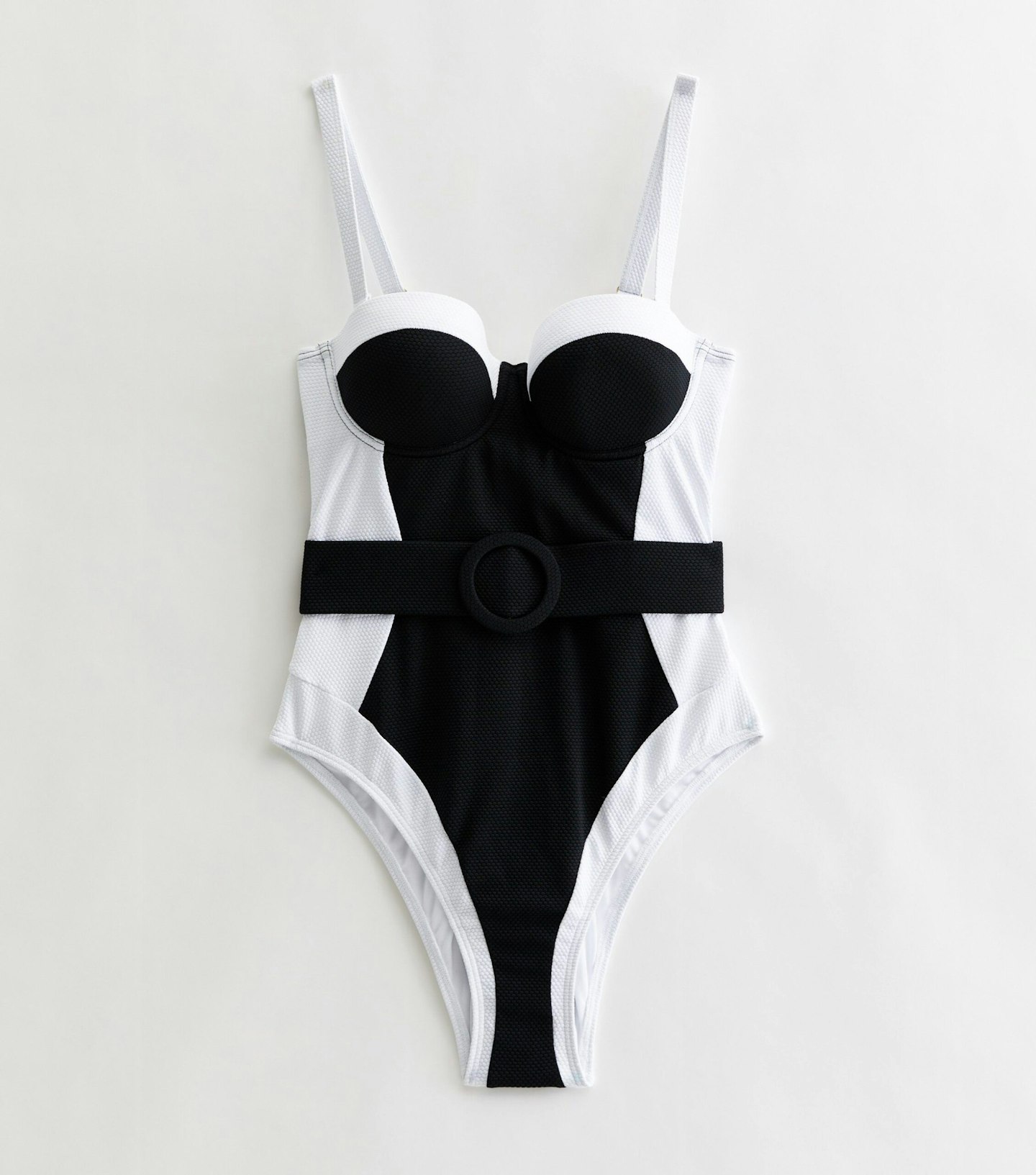 New Look, Colour Block Shaping Swimsuit