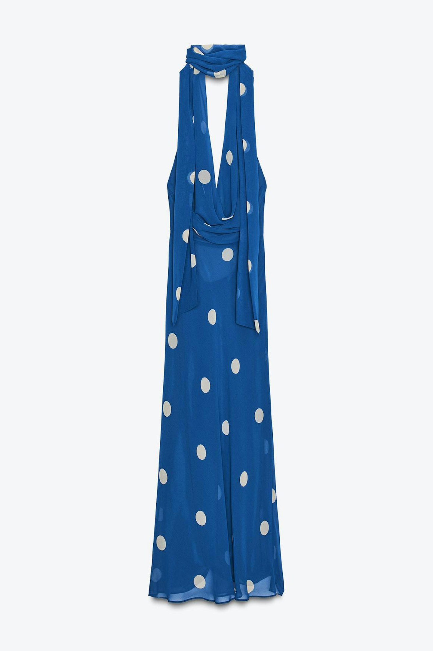 Polka Dot Scarf Dress