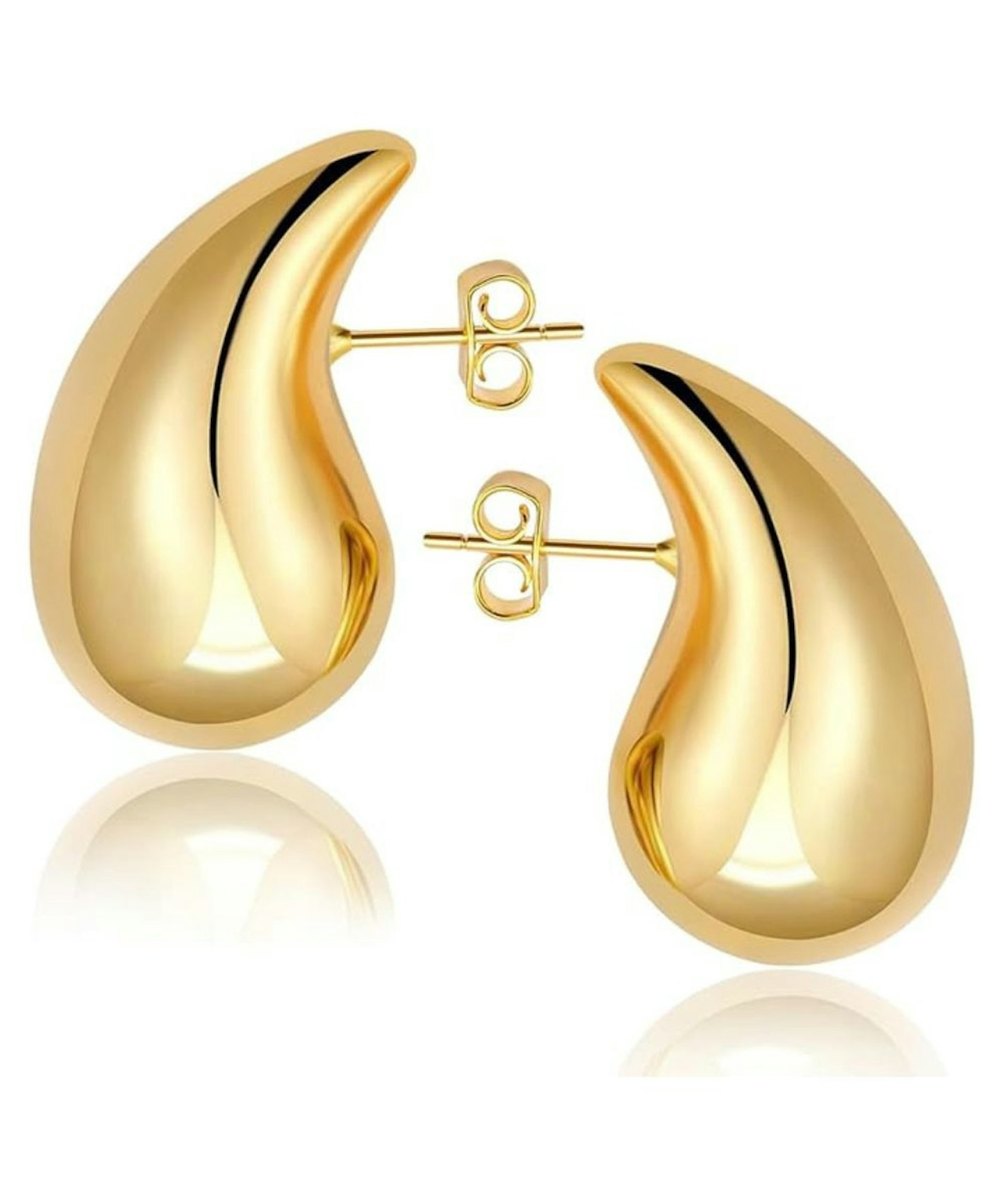 Funte® Chunky Gold Hoop Earrings