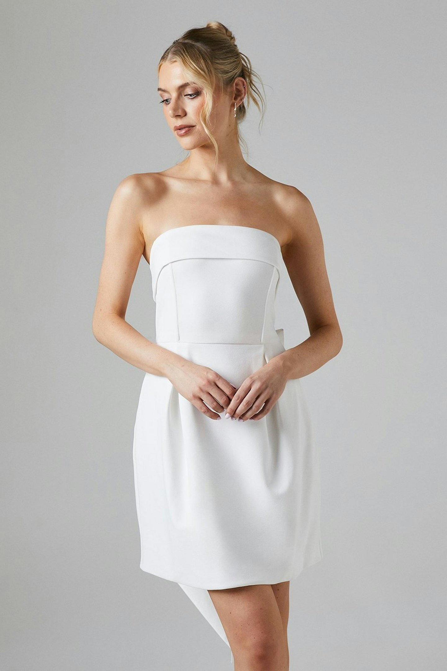 Coast, Statement Bow Back Bardot Wedding Dress