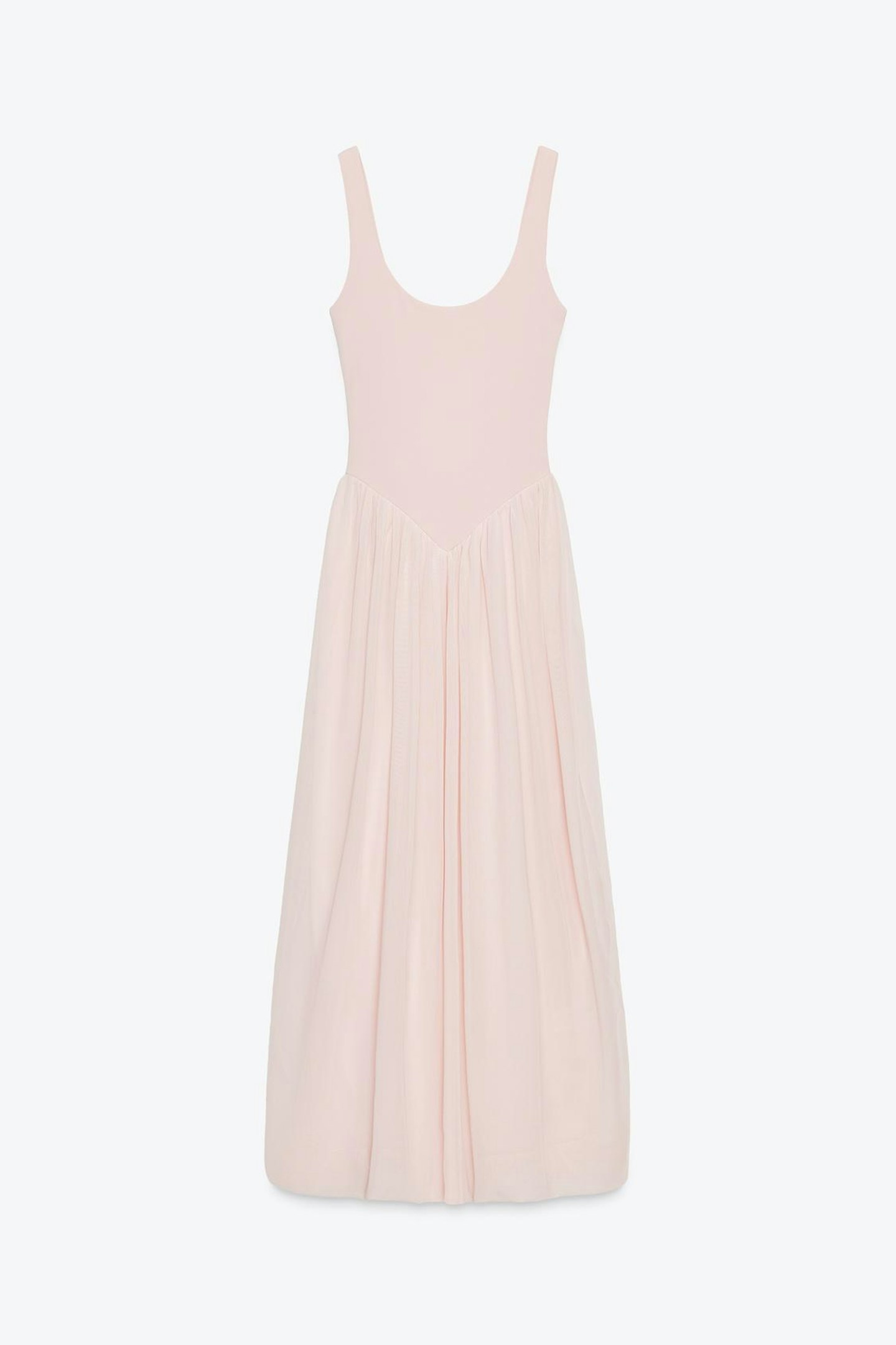 Contrast Tulle Dress