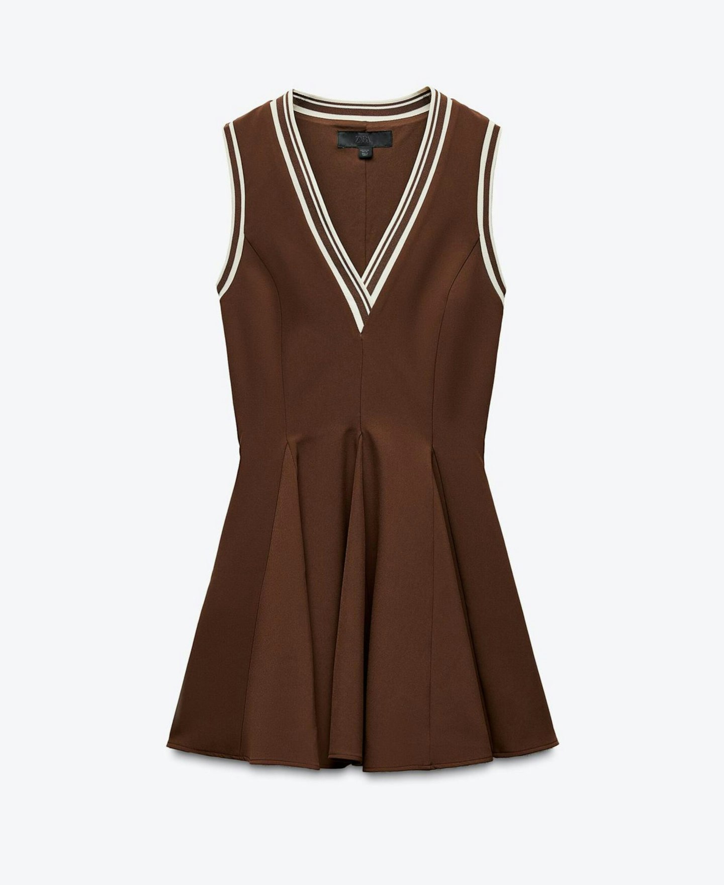 Ribbed Godet Dress