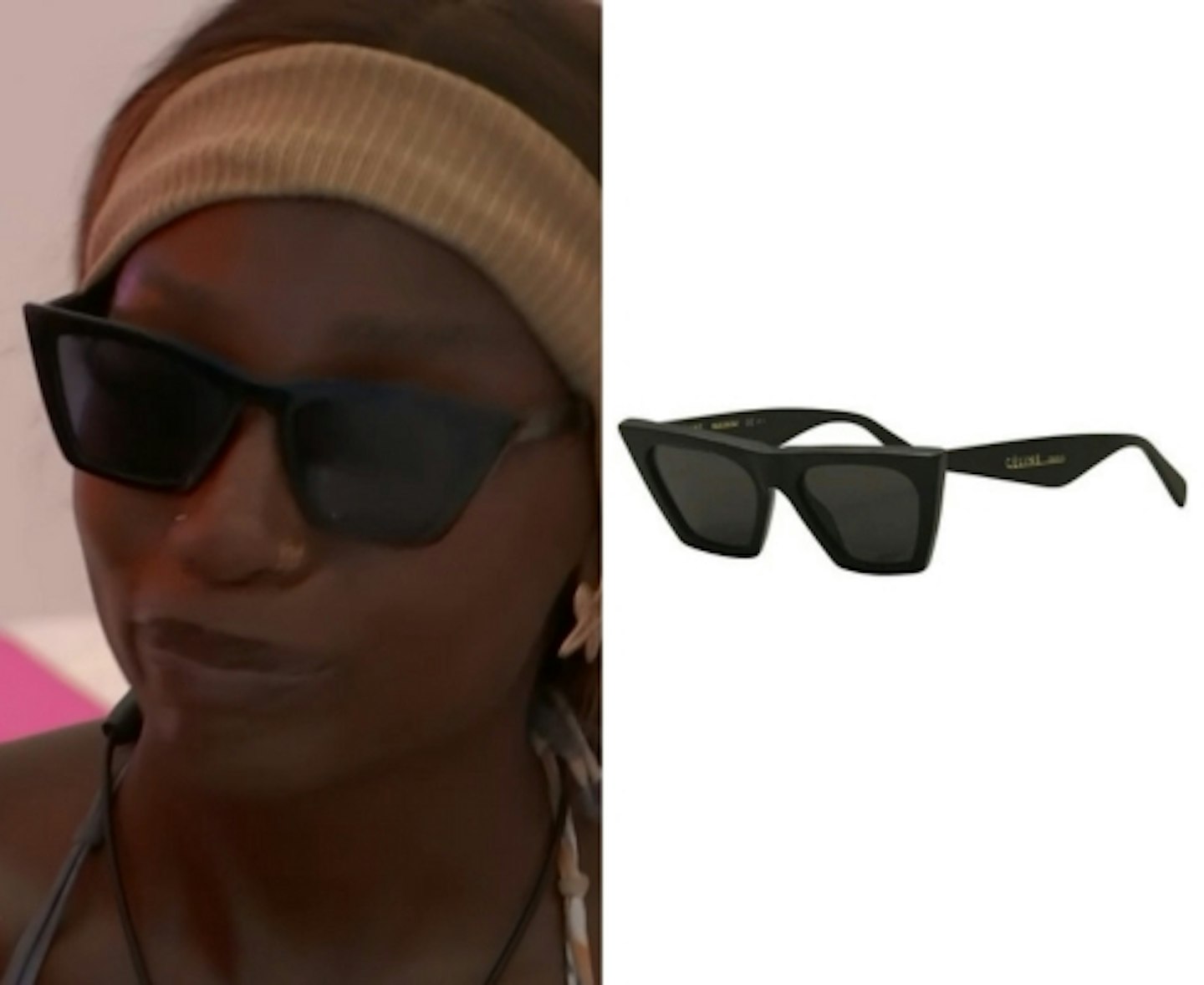 Mimii Ngulube's Black Cat Eye Sunglasses