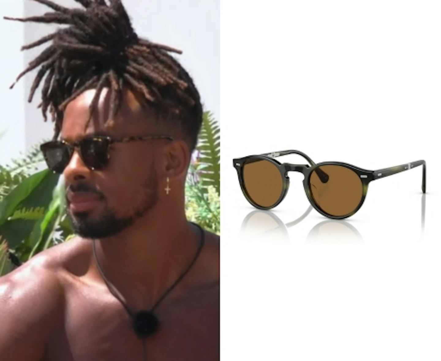 Konnor Ewudzi's Round Tortoiseshell Sunglasses