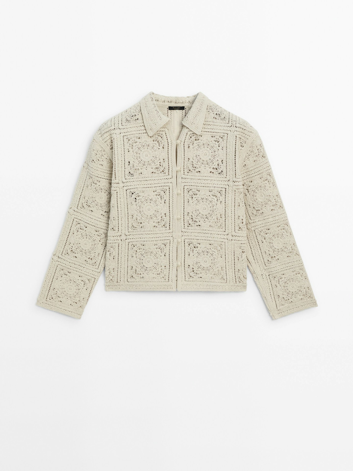 Massimo Dutti, Crochet Overshirt